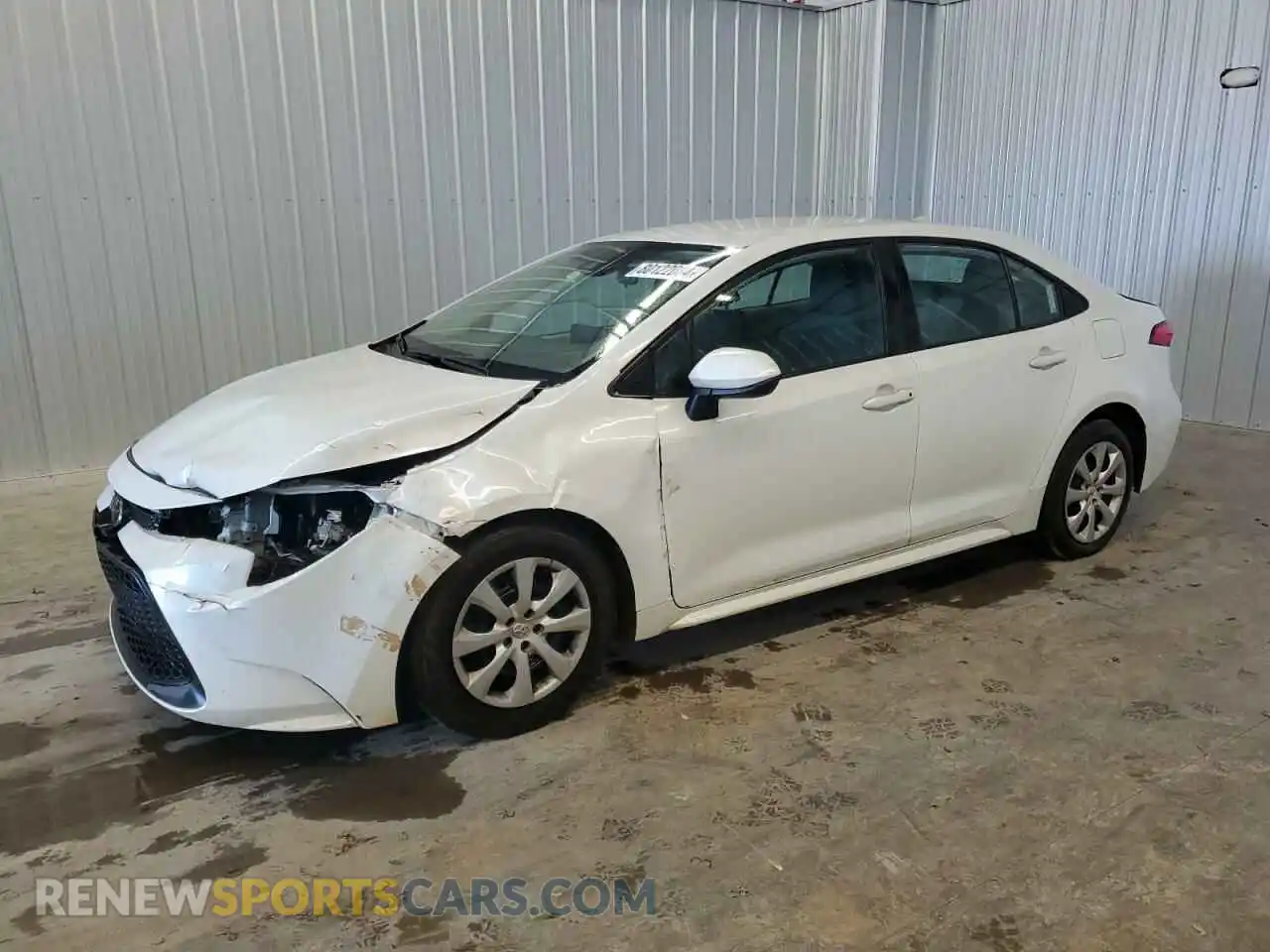 1 Photograph of a damaged car 5YFEPMAE8MP267269 TOYOTA COROLLA 2021