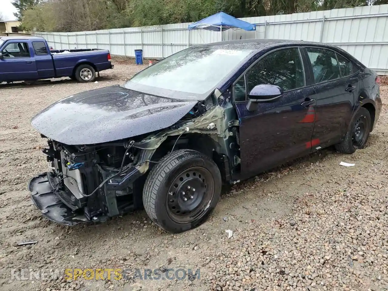 1 Photograph of a damaged car 5YFEPMAE8MP270074 TOYOTA COROLLA 2021