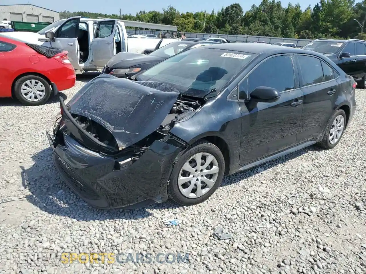 1 Photograph of a damaged car 5YFEPMAE8MP270334 TOYOTA COROLLA 2021