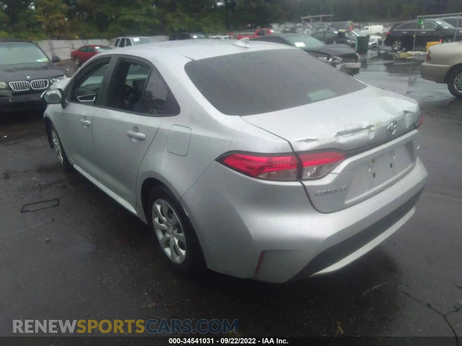 3 Photograph of a damaged car 5YFEPMAE9MP148422 TOYOTA COROLLA 2021