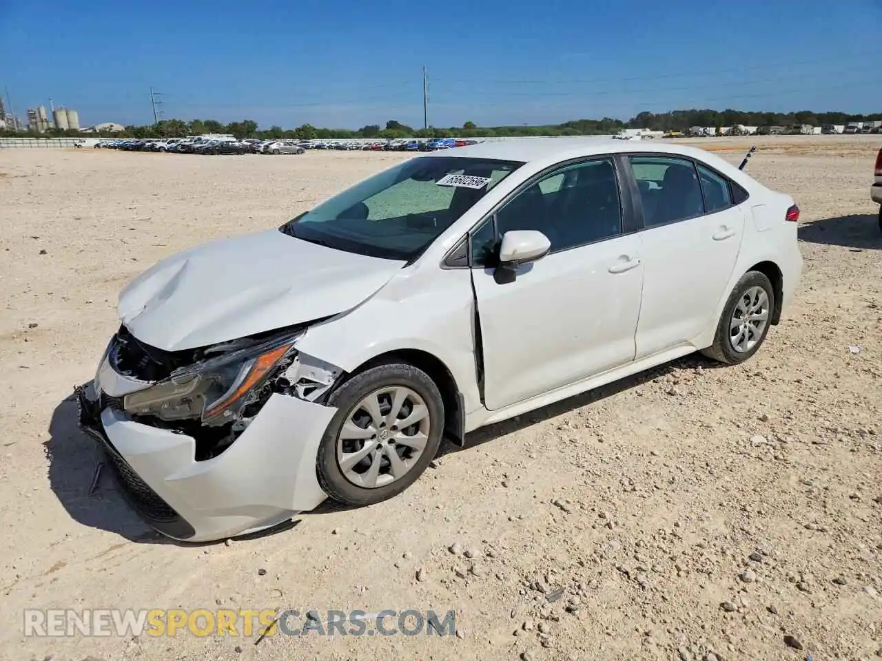 1 fotografías del automóvil dañado 5YFEPMAE9MP149814 TOYOTA COROLLA 2021