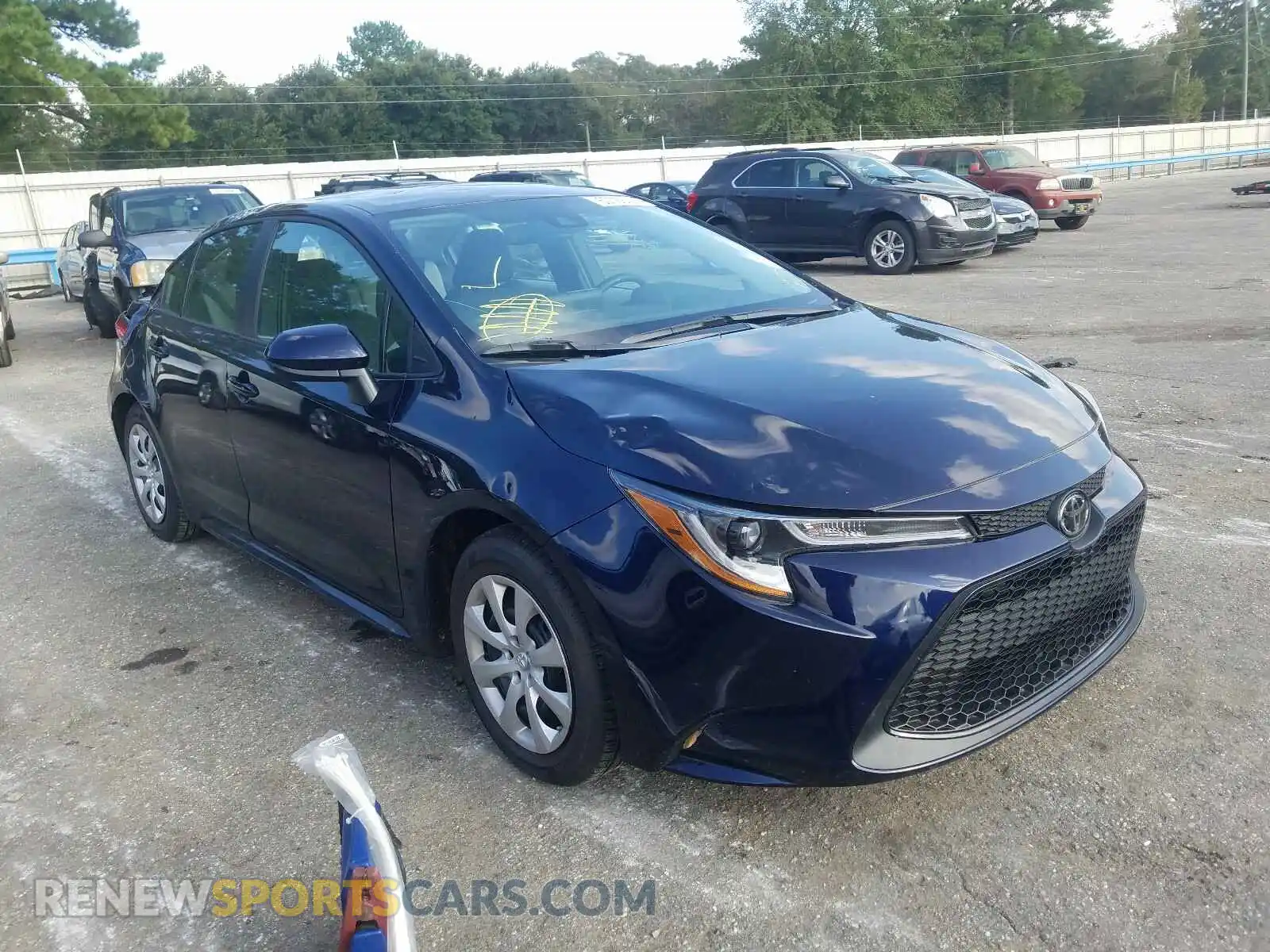 1 Photograph of a damaged car 5YFEPMAE9MP151918 TOYOTA COROLLA 2021