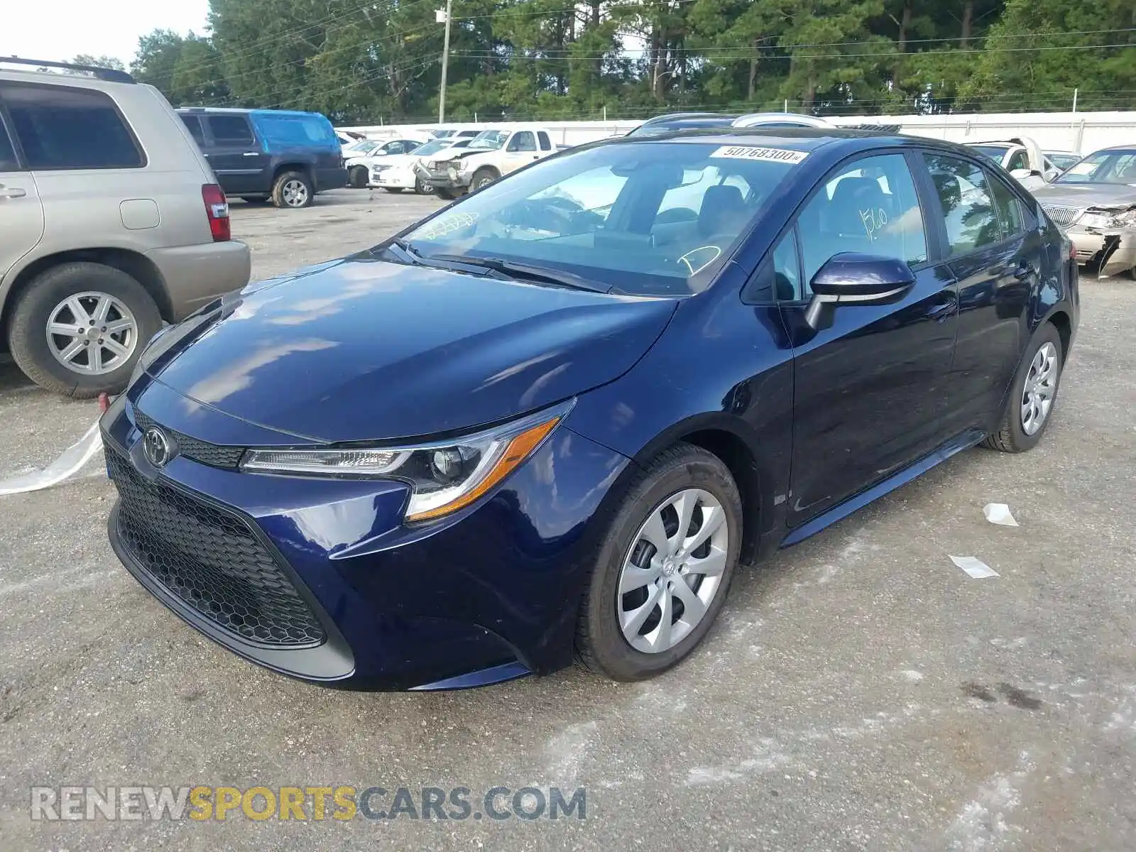 2 Photograph of a damaged car 5YFEPMAE9MP151918 TOYOTA COROLLA 2021