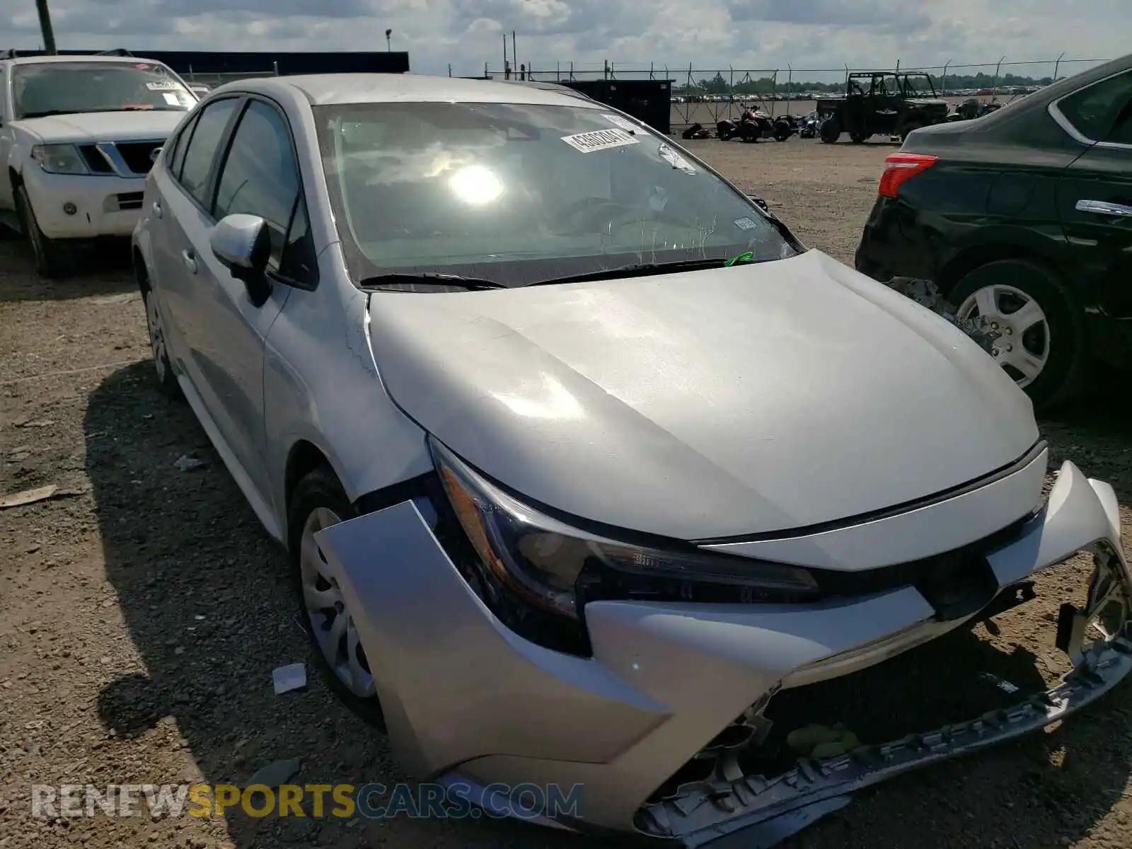 1 Photograph of a damaged car 5YFEPMAE9MP157203 TOYOTA COROLLA 2021