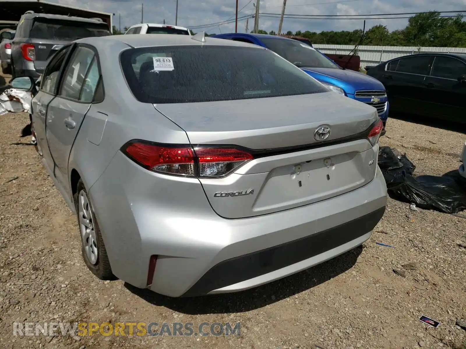 3 Photograph of a damaged car 5YFEPMAE9MP157203 TOYOTA COROLLA 2021