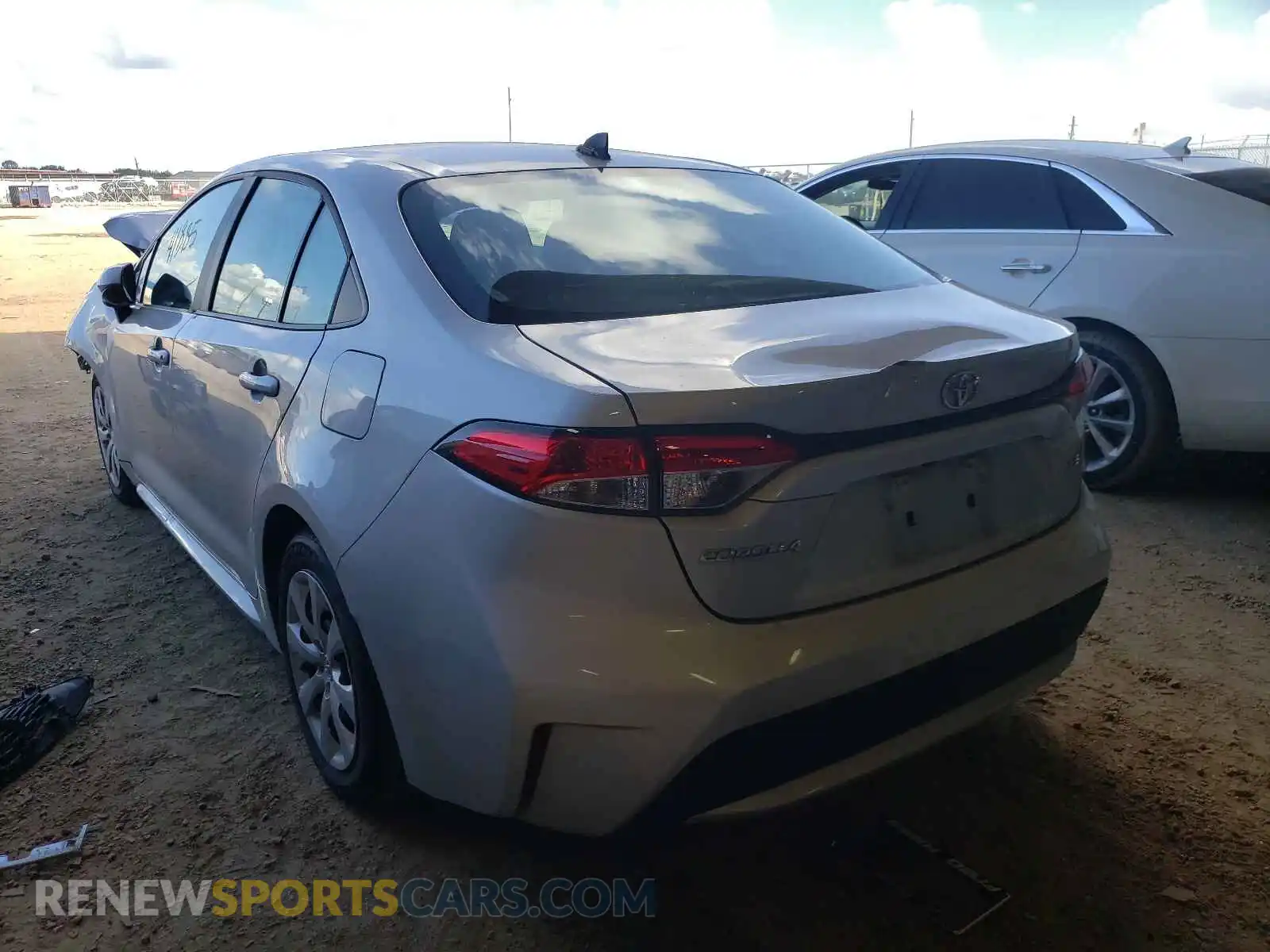 3 Photograph of a damaged car 5YFEPMAE9MP158027 TOYOTA COROLLA 2021