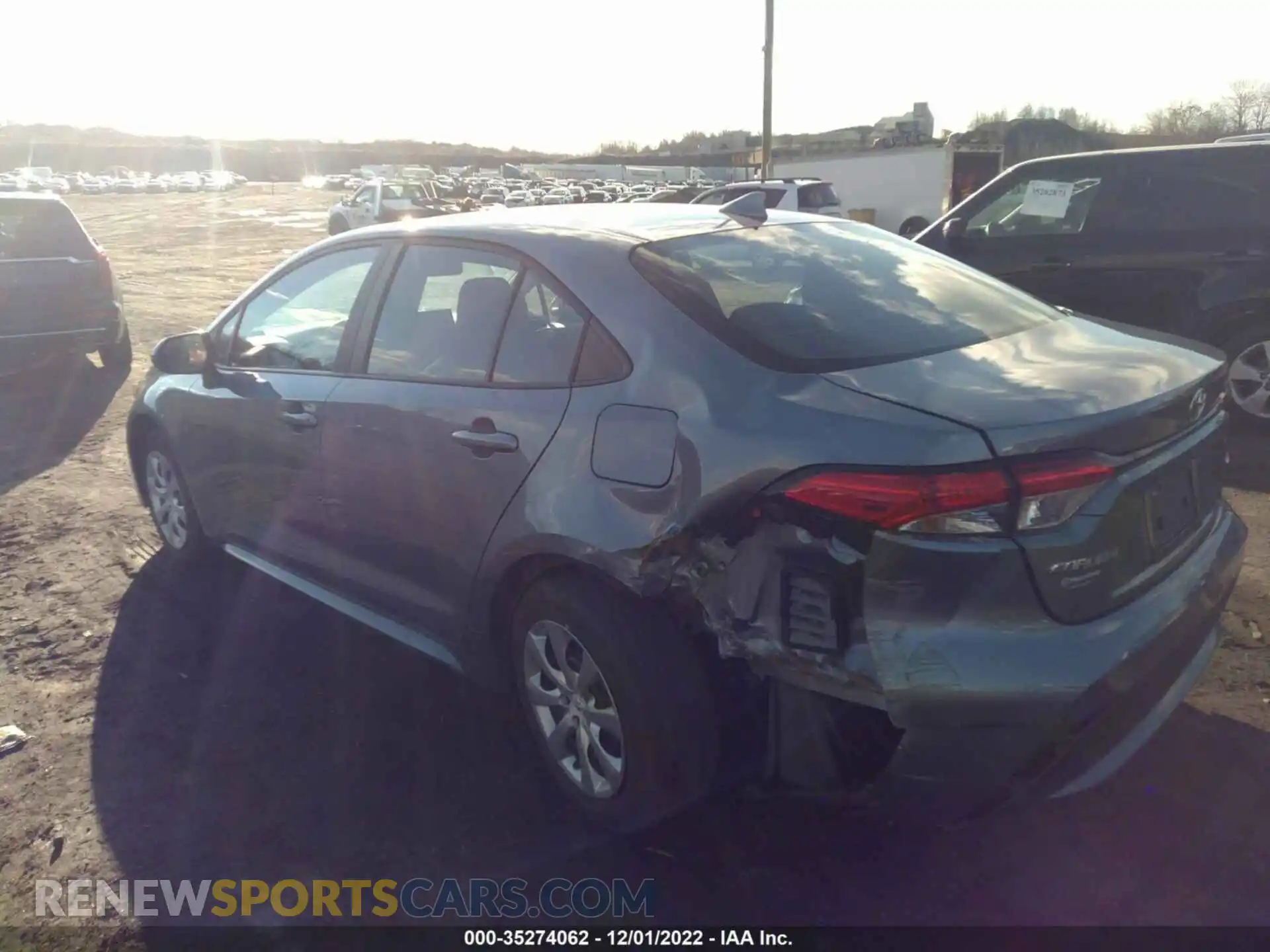 3 Photograph of a damaged car 5YFEPMAE9MP159565 TOYOTA COROLLA 2021