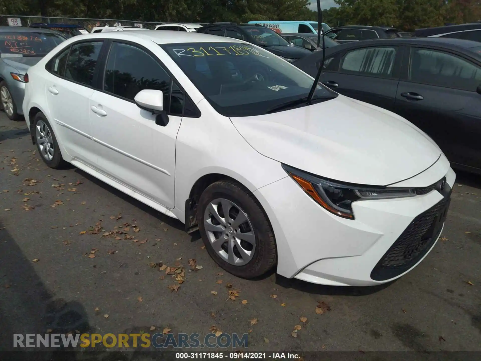 1 Photograph of a damaged car 5YFEPMAE9MP160795 TOYOTA COROLLA 2021