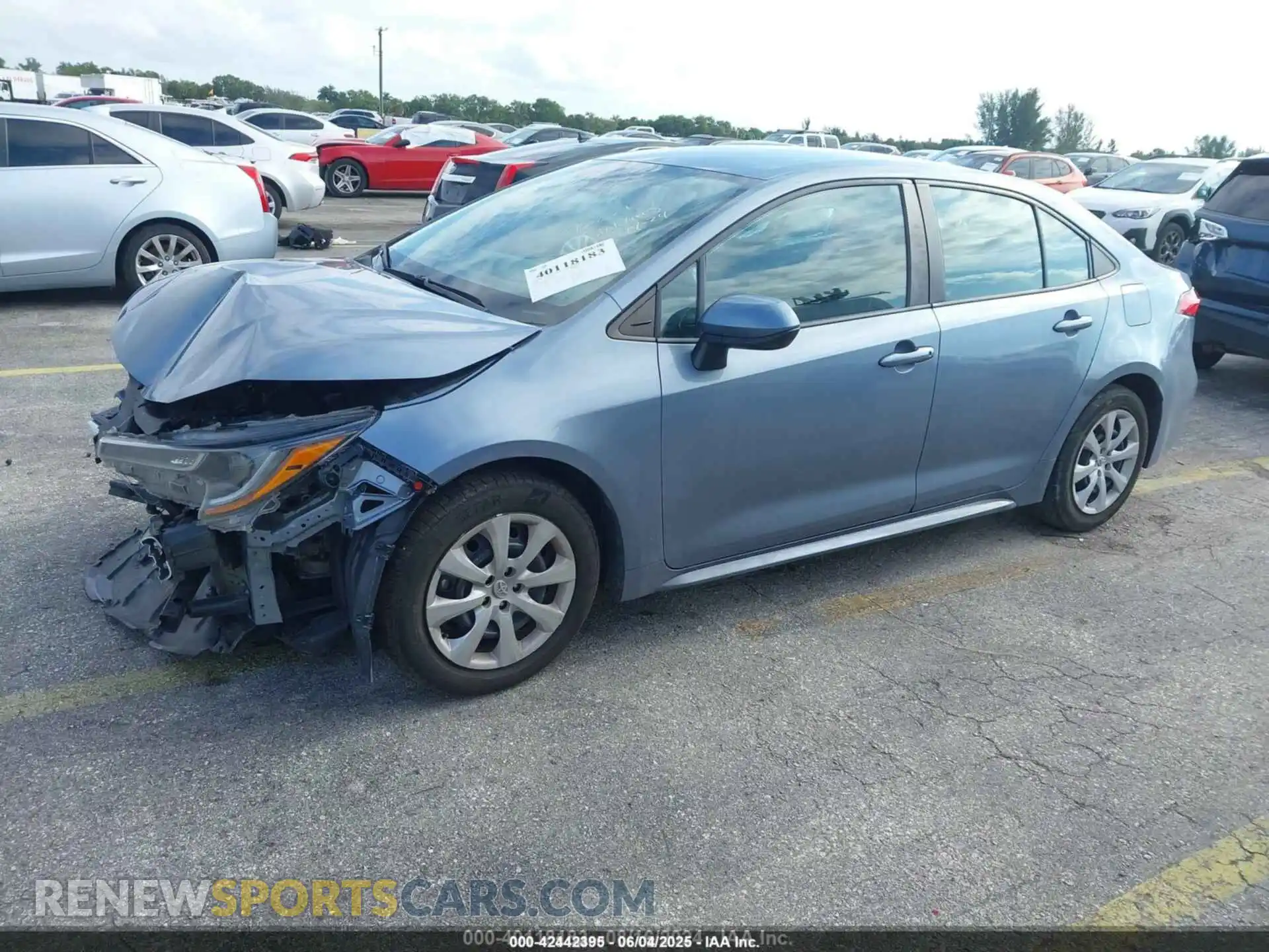 2 Photograph of a damaged car 5YFEPMAE9MP166550 TOYOTA COROLLA 2021