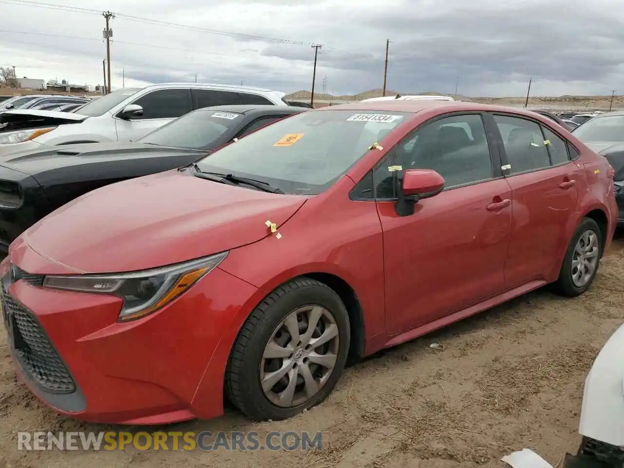 1 Photograph of a damaged car 5YFEPMAE9MP167214 TOYOTA COROLLA 2021