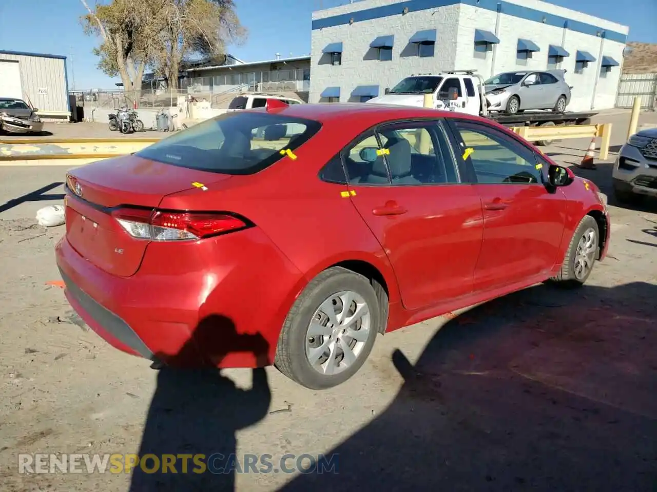 3 Photograph of a damaged car 5YFEPMAE9MP167214 TOYOTA COROLLA 2021