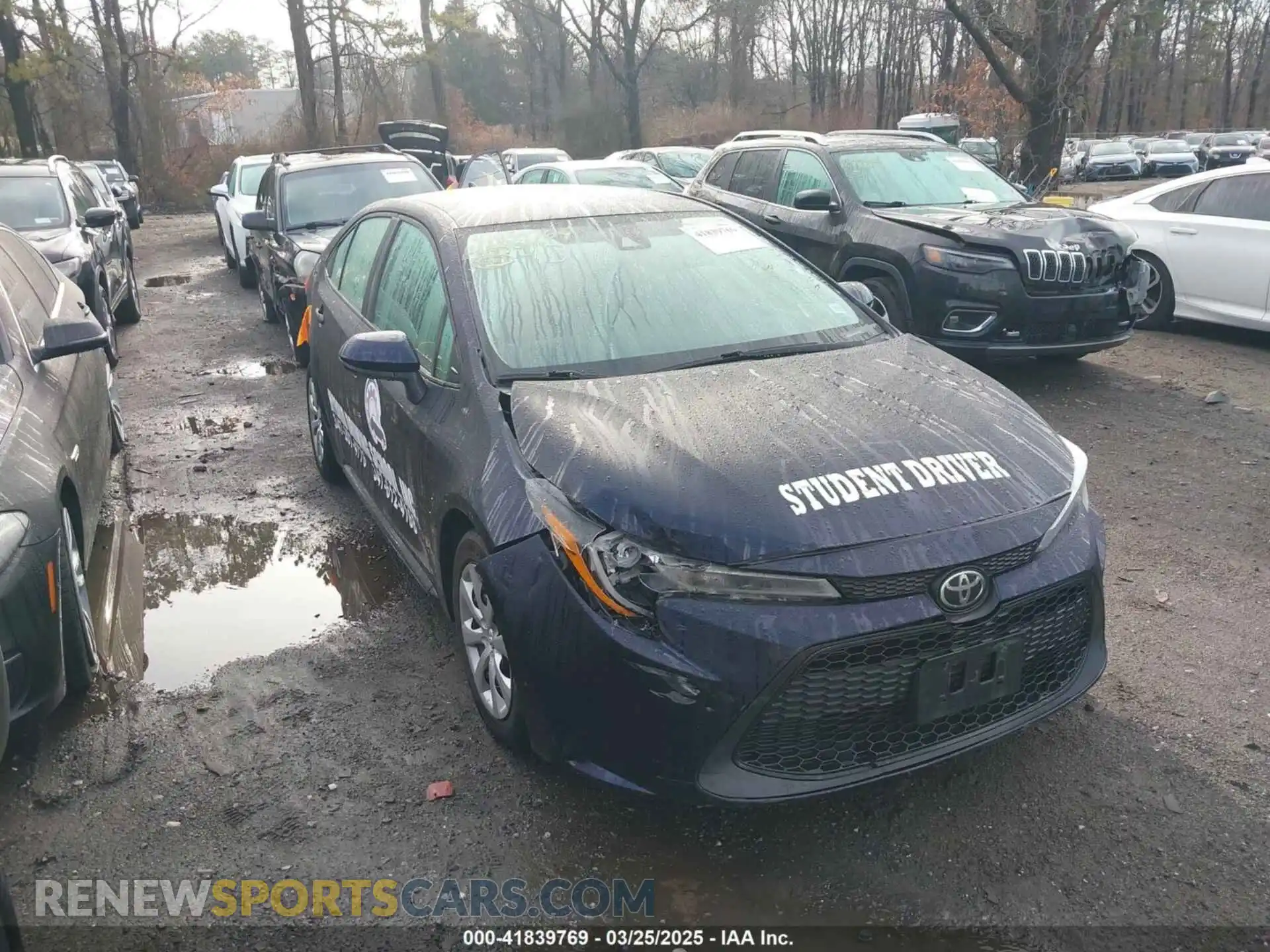 1 Photograph of a damaged car 5YFEPMAE9MP167360 TOYOTA COROLLA 2021