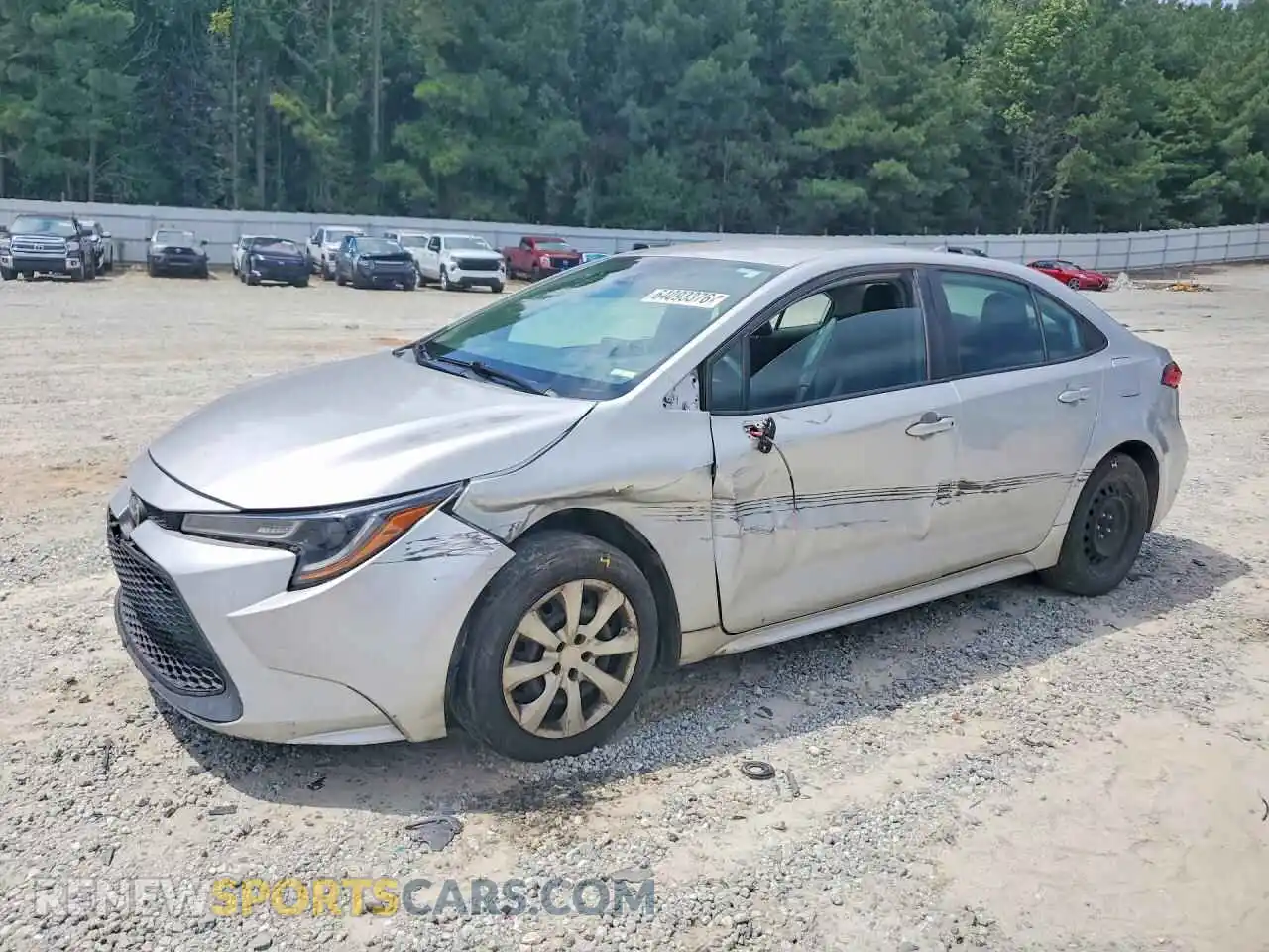 1 Photograph of a damaged car 5YFEPMAE9MP167407 TOYOTA COROLLA 2021