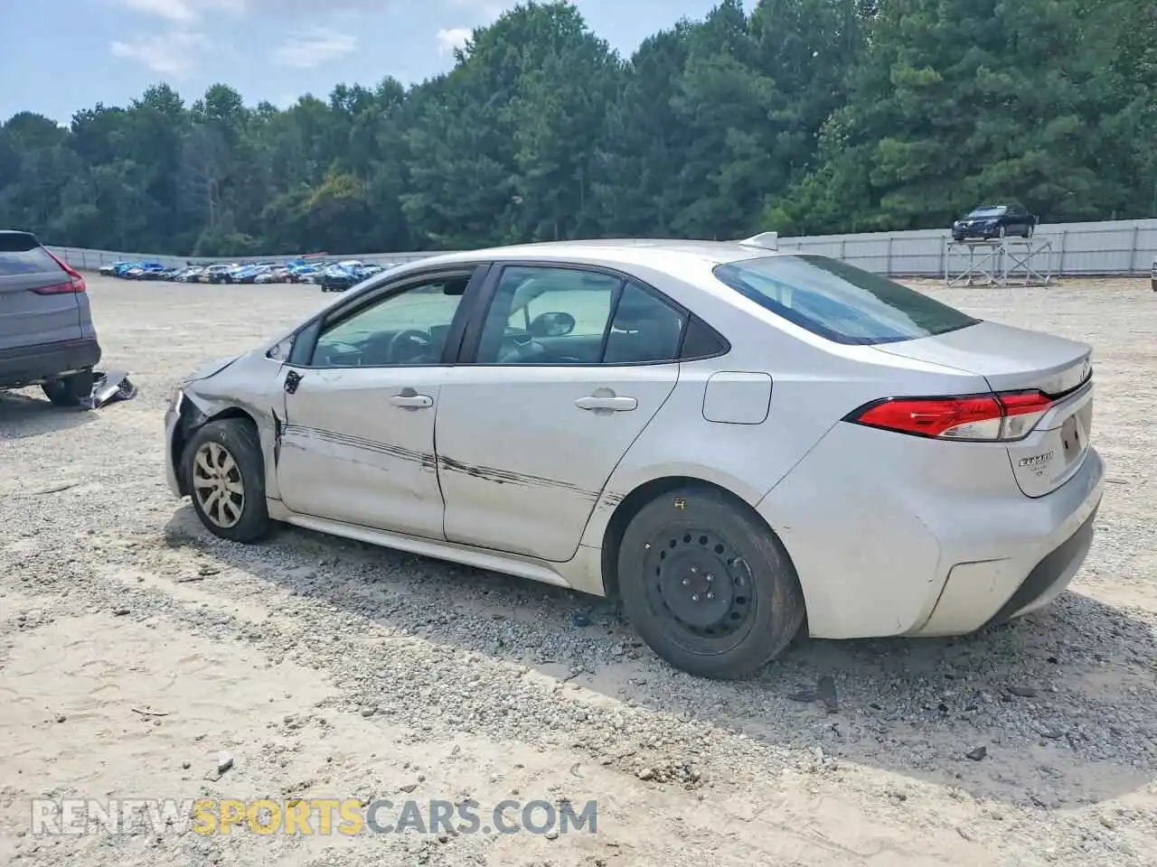 2 Photograph of a damaged car 5YFEPMAE9MP167407 TOYOTA COROLLA 2021