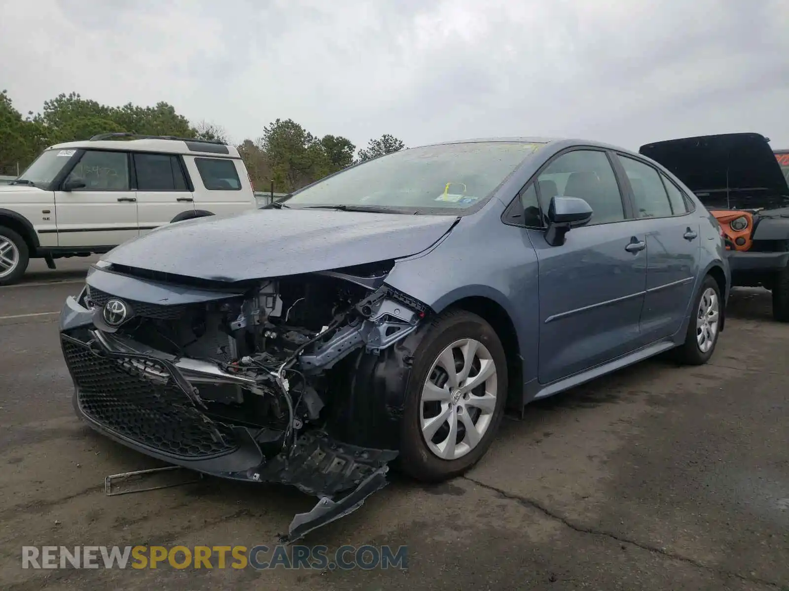 2 Photograph of a damaged car 5YFEPMAE9MP169545 TOYOTA COROLLA 2021