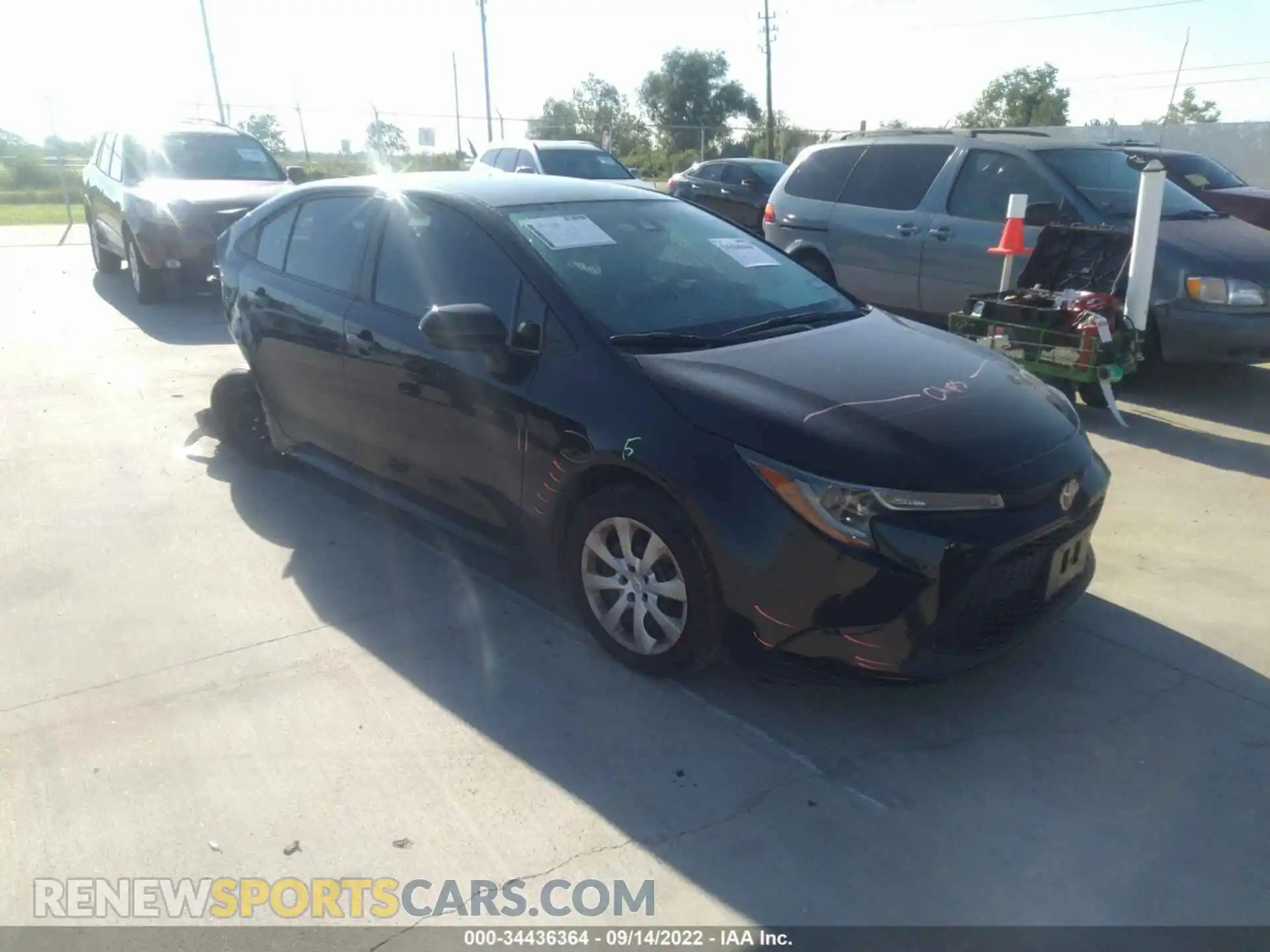 1 Photograph of a damaged car 5YFEPMAE9MP169657 TOYOTA COROLLA 2021