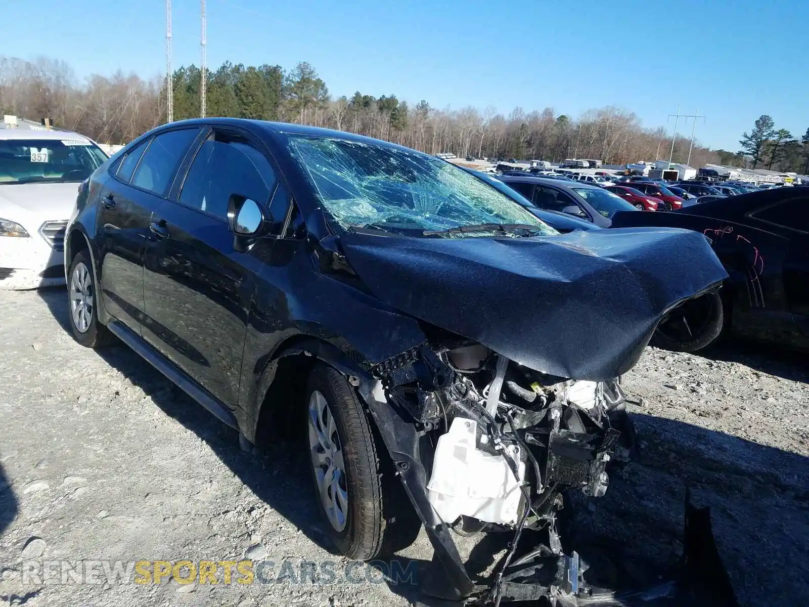 1 Photograph of a damaged car 5YFEPMAE9MP169867 TOYOTA COROLLA 2021