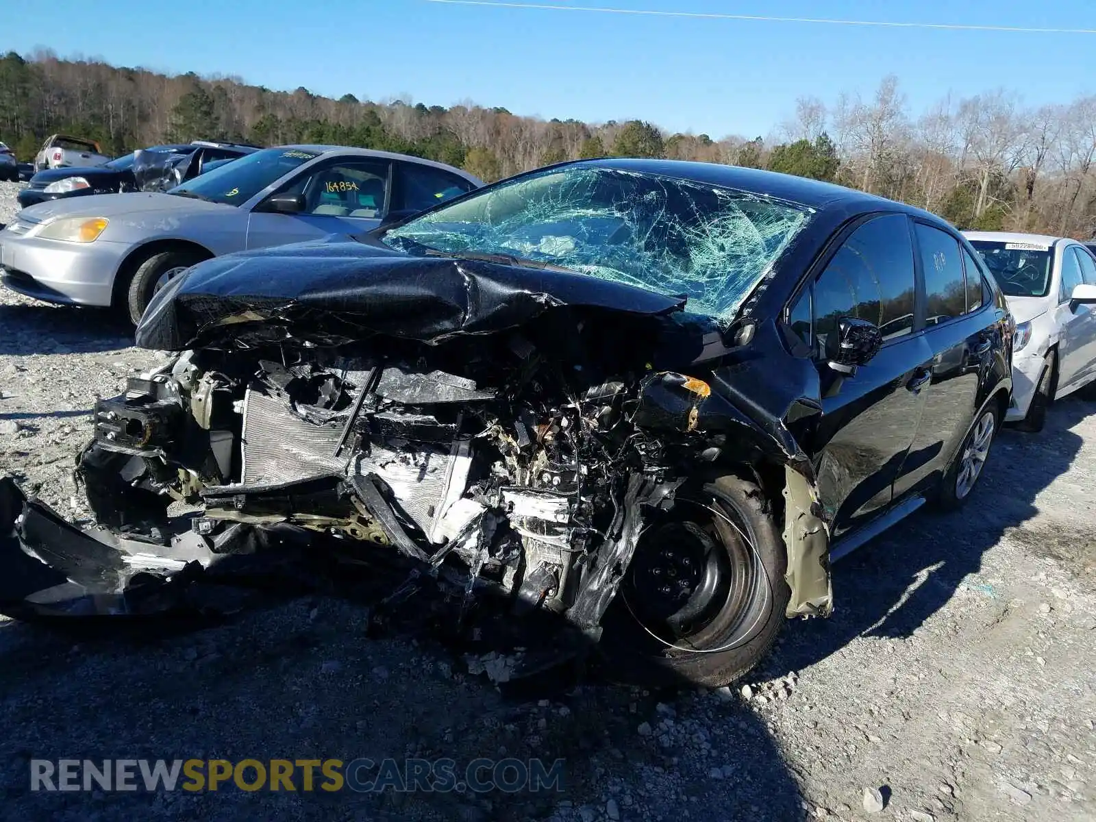 2 Photograph of a damaged car 5YFEPMAE9MP169867 TOYOTA COROLLA 2021