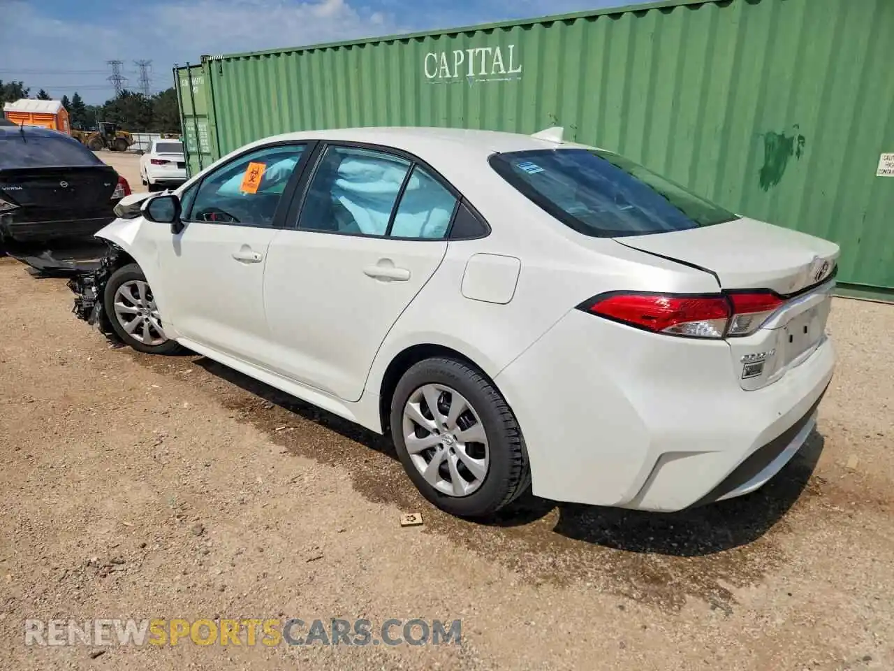 2 Photograph of a damaged car 5YFEPMAE9MP172008 TOYOTA COROLLA 2021