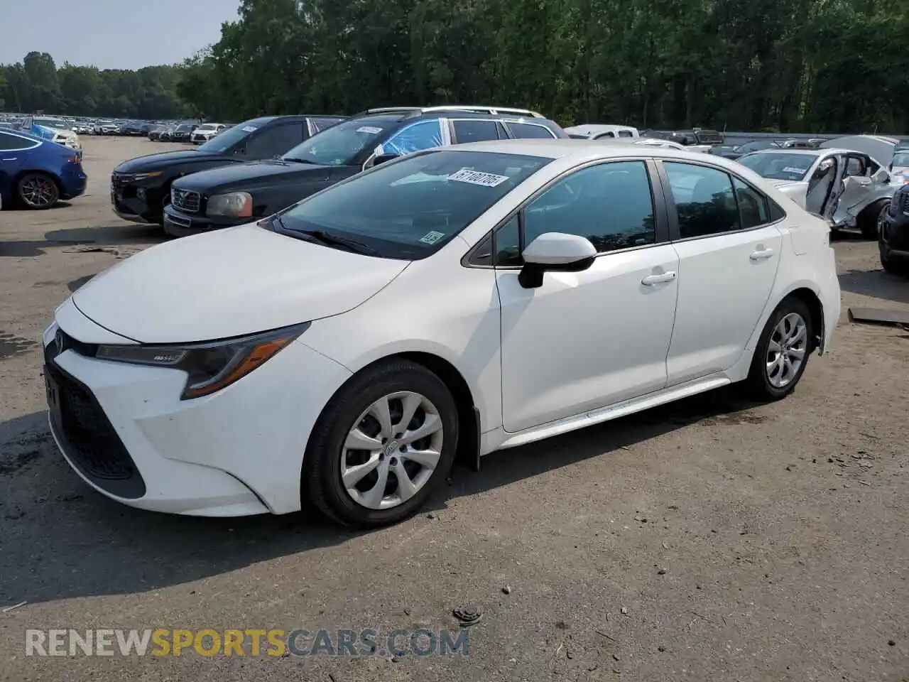 1 Photograph of a damaged car 5YFEPMAE9MP172820 TOYOTA COROLLA 2021