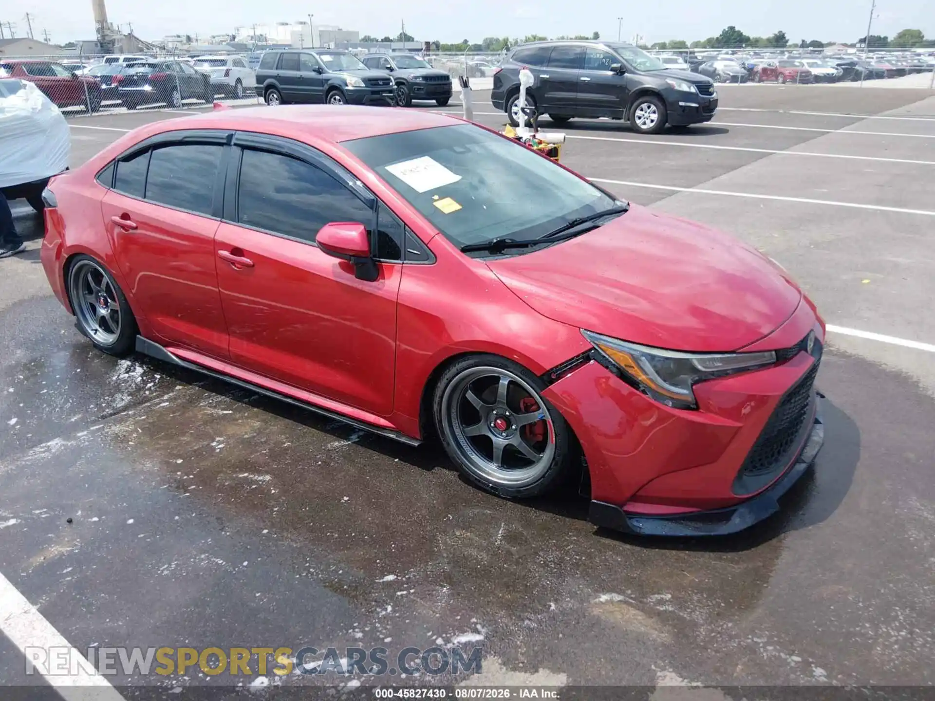1 Photograph of a damaged car 5YFEPMAE9MP177693 TOYOTA COROLLA 2021
