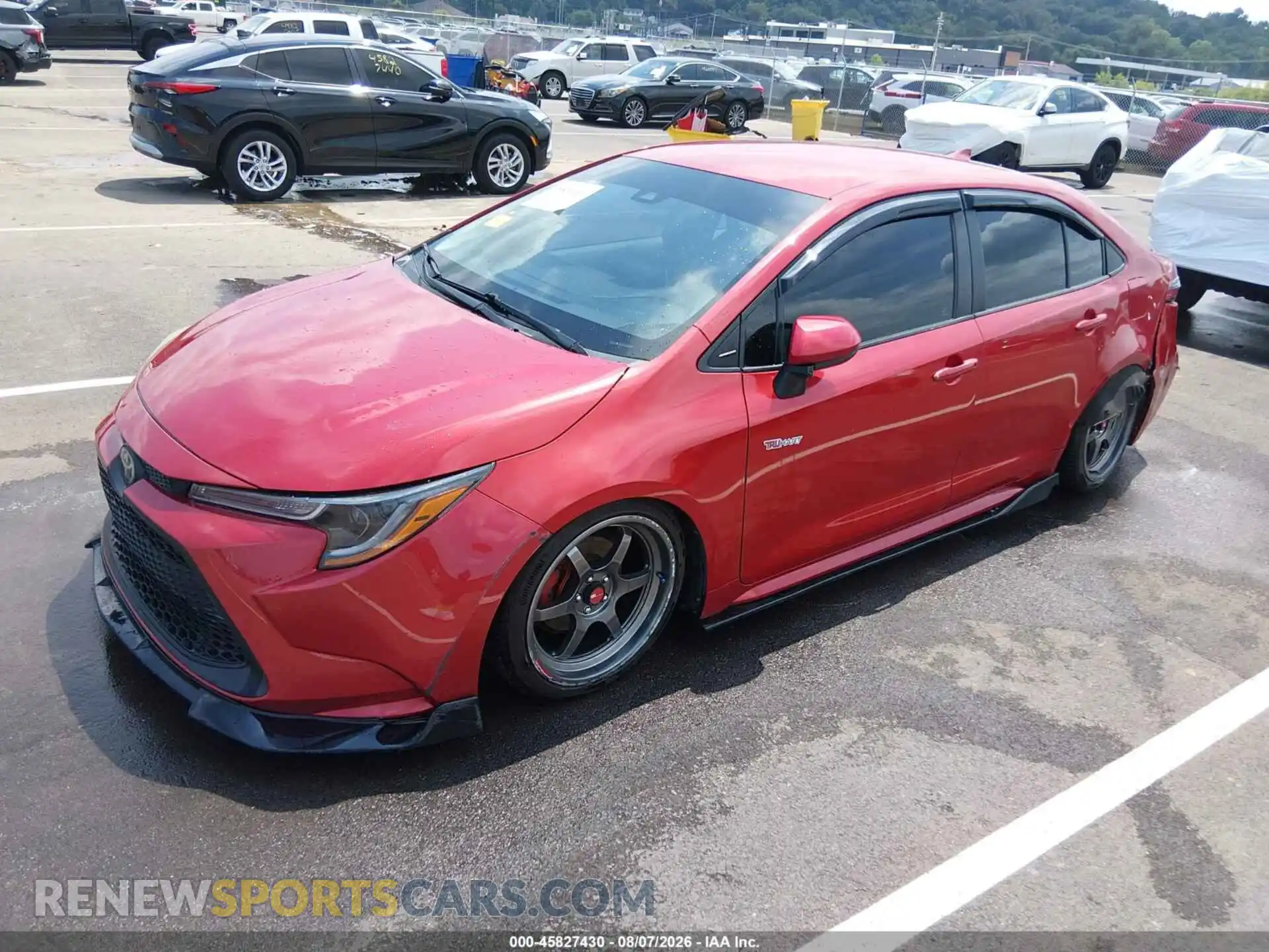 2 Photograph of a damaged car 5YFEPMAE9MP177693 TOYOTA COROLLA 2021