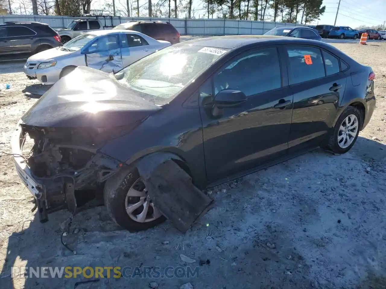 1 Photograph of a damaged car 5YFEPMAE9MP178830 TOYOTA COROLLA 2021