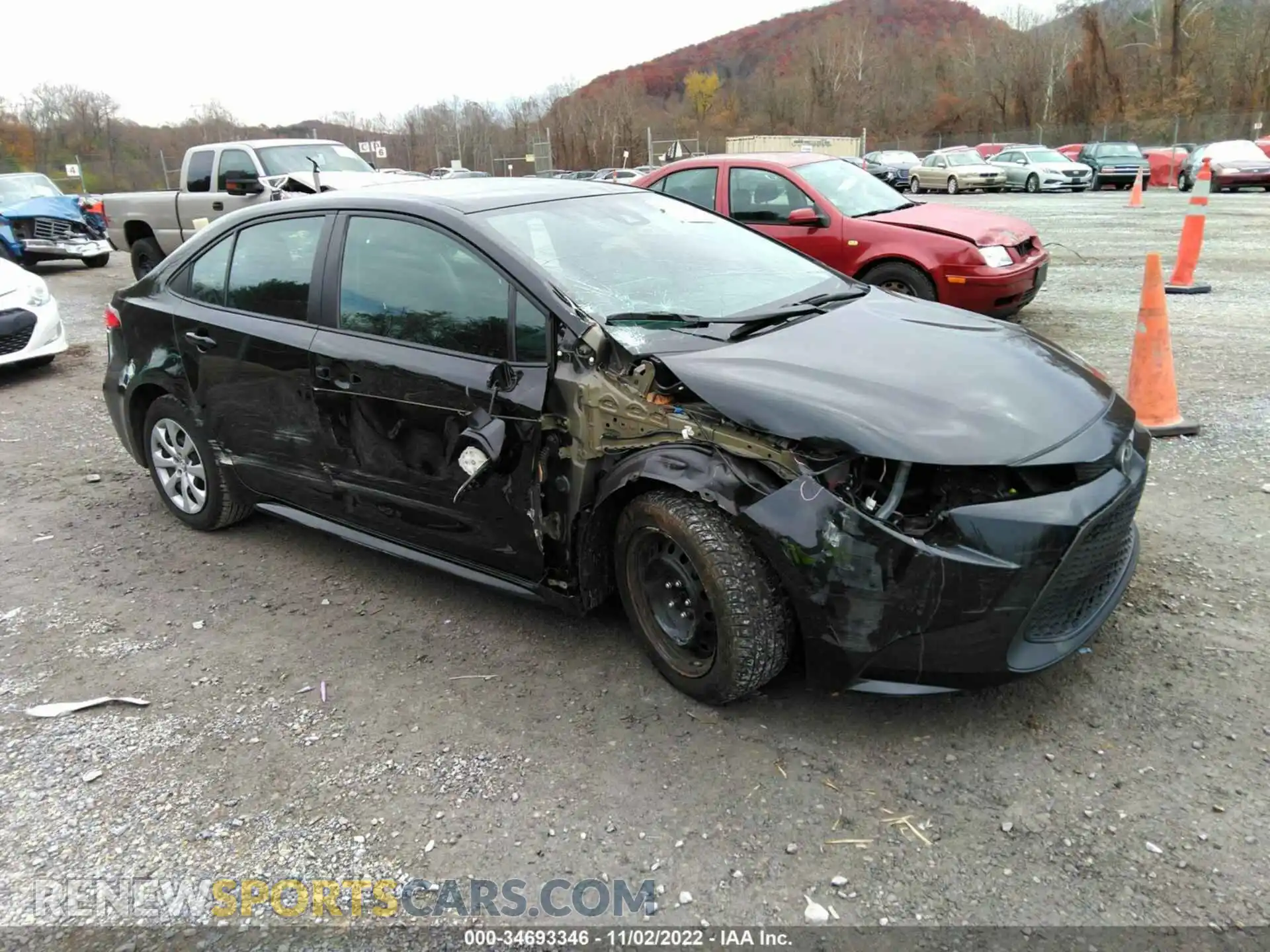 1 Фотография поврежденного автомобиля 5YFEPMAE9MP179489 TOYOTA COROLLA 2021