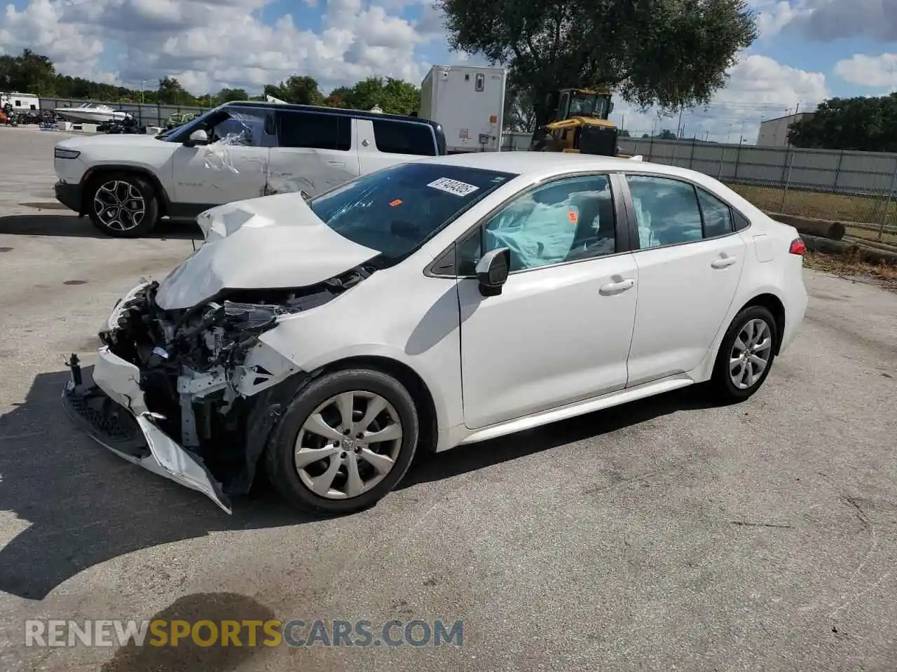 1 Photograph of a damaged car 5YFEPMAE9MP180058 TOYOTA COROLLA 2021