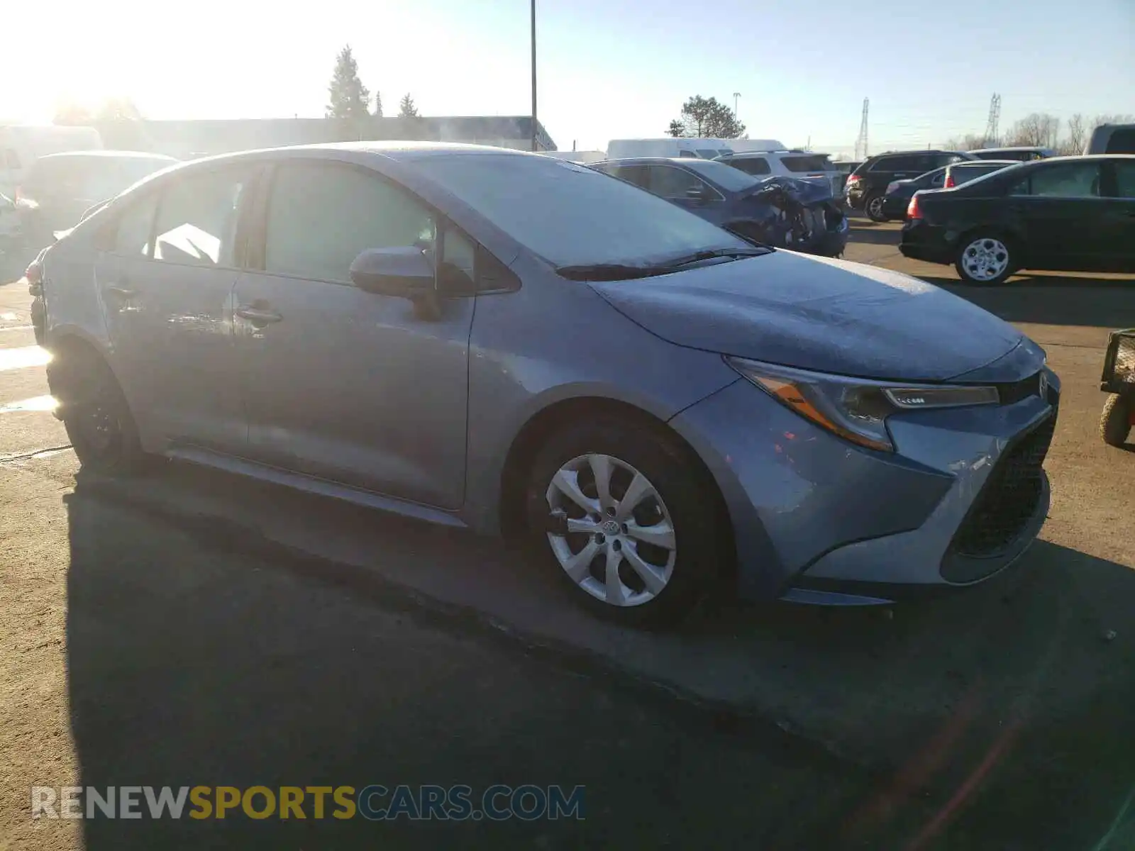 1 Photograph of a damaged car 5YFEPMAE9MP182084 TOYOTA COROLLA 2021
