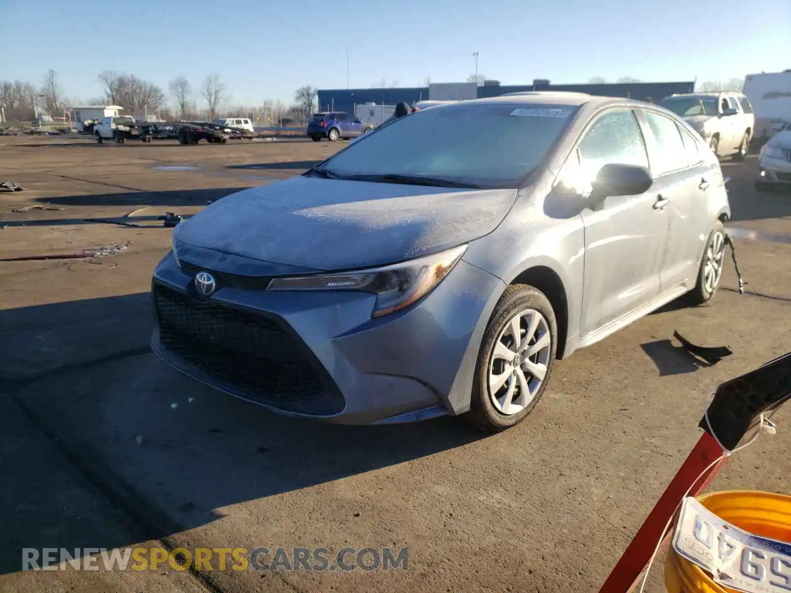 2 Photograph of a damaged car 5YFEPMAE9MP182084 TOYOTA COROLLA 2021