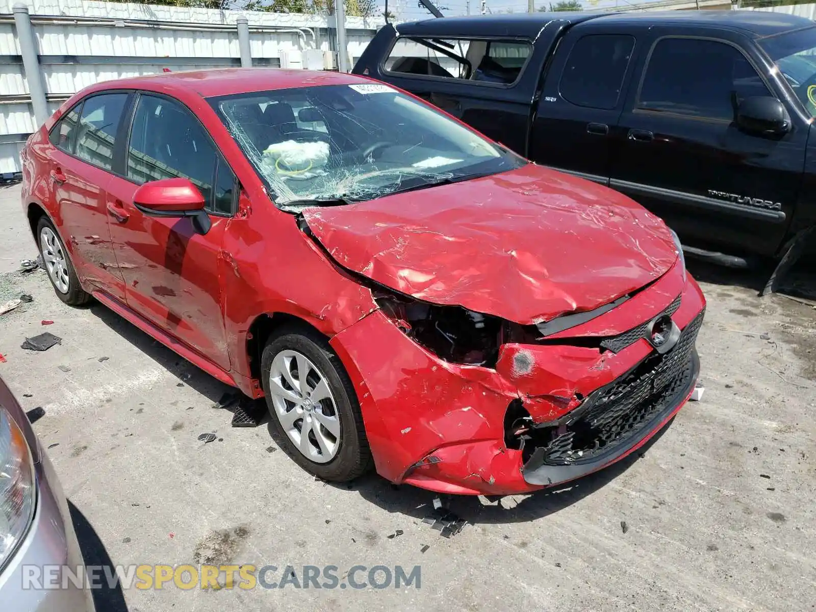 1 Фотография поврежденного автомобиля 5YFEPMAE9MP182845 TOYOTA COROLLA 2021