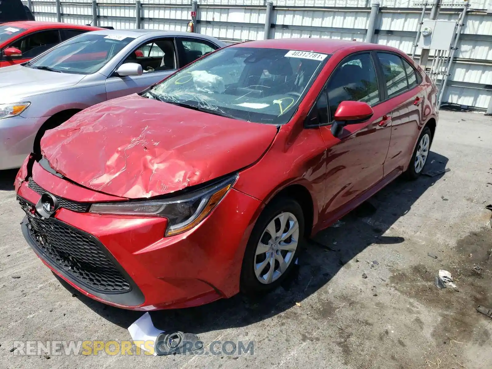 2 Фотография поврежденного автомобиля 5YFEPMAE9MP182845 TOYOTA COROLLA 2021