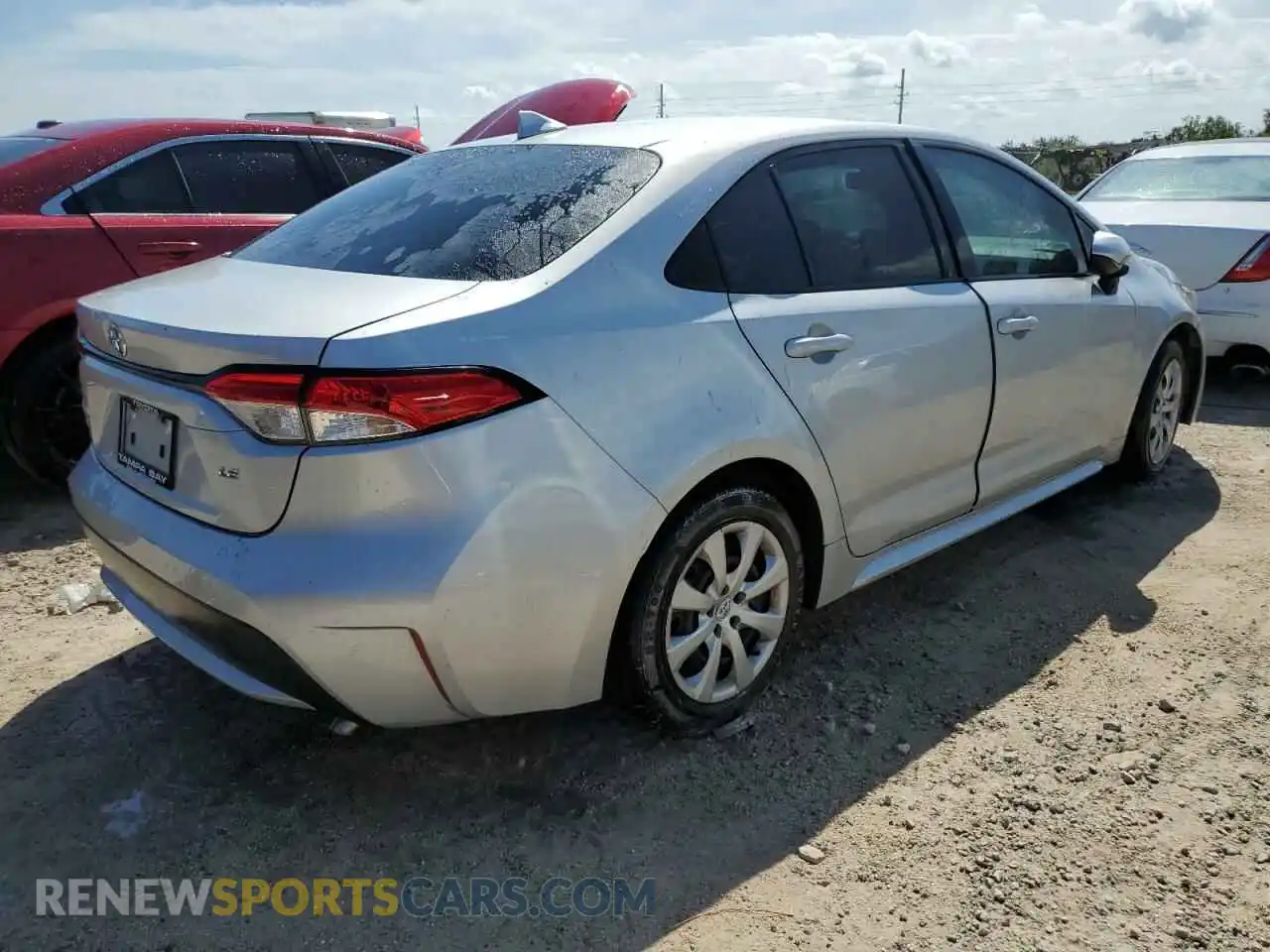 3 Photograph of a damaged car 5YFEPMAE9MP186054 TOYOTA COROLLA 2021