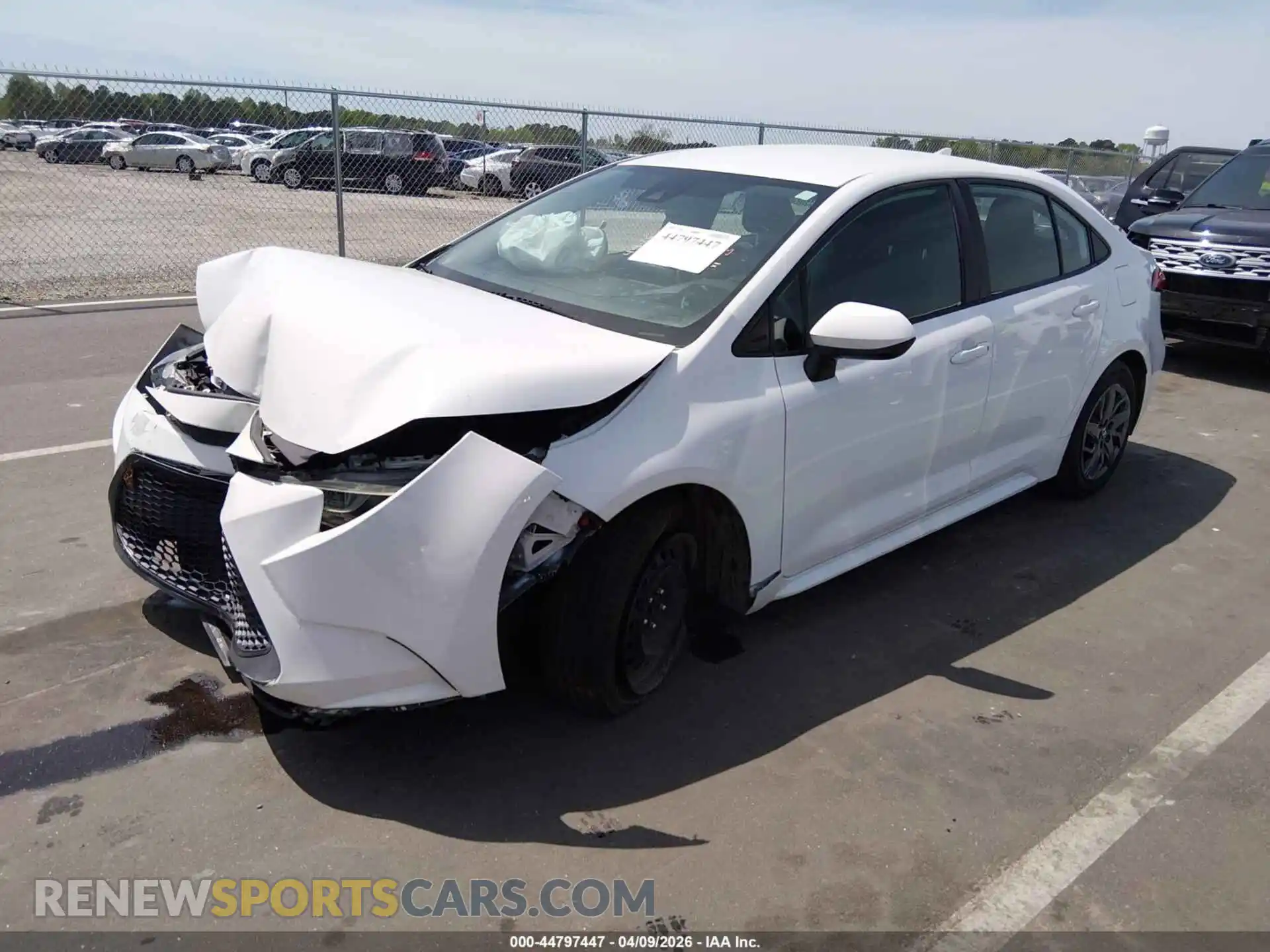 2 Photograph of a damaged car 5YFEPMAE9MP186233 TOYOTA COROLLA 2021