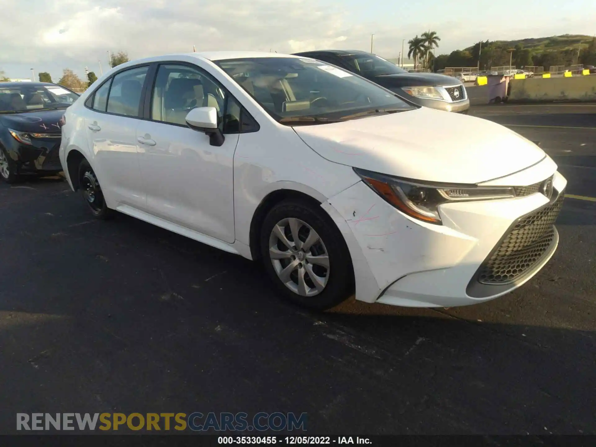 1 Photograph of a damaged car 5YFEPMAE9MP186376 TOYOTA COROLLA 2021