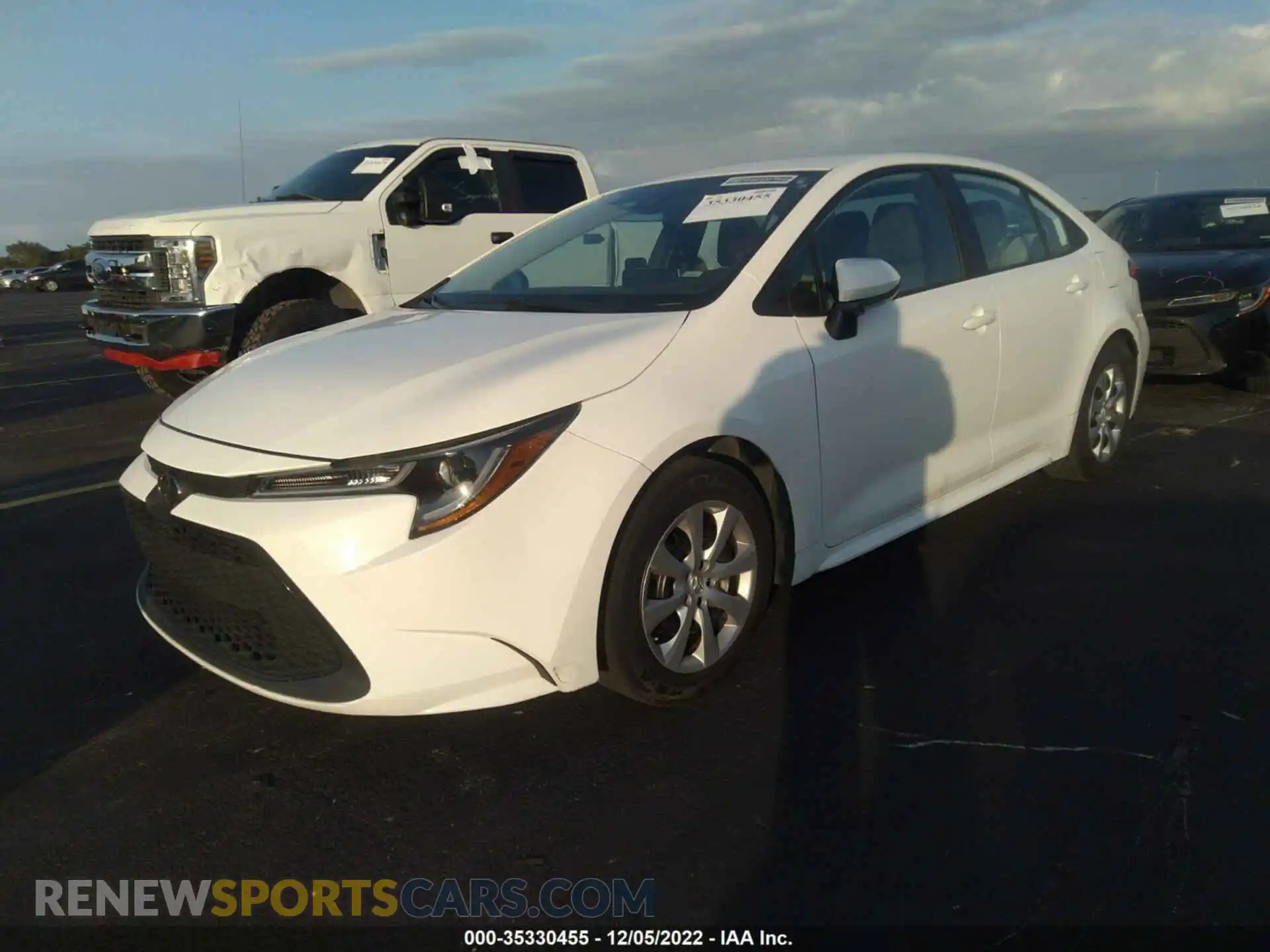 2 Photograph of a damaged car 5YFEPMAE9MP186376 TOYOTA COROLLA 2021