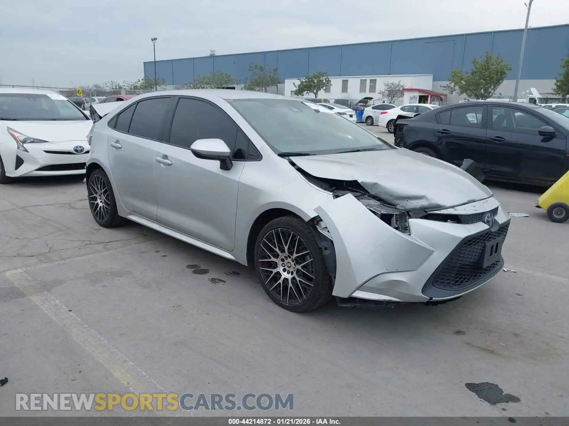 1 Photograph of a damaged car 5YFEPMAE9MP188807 TOYOTA COROLLA 2021