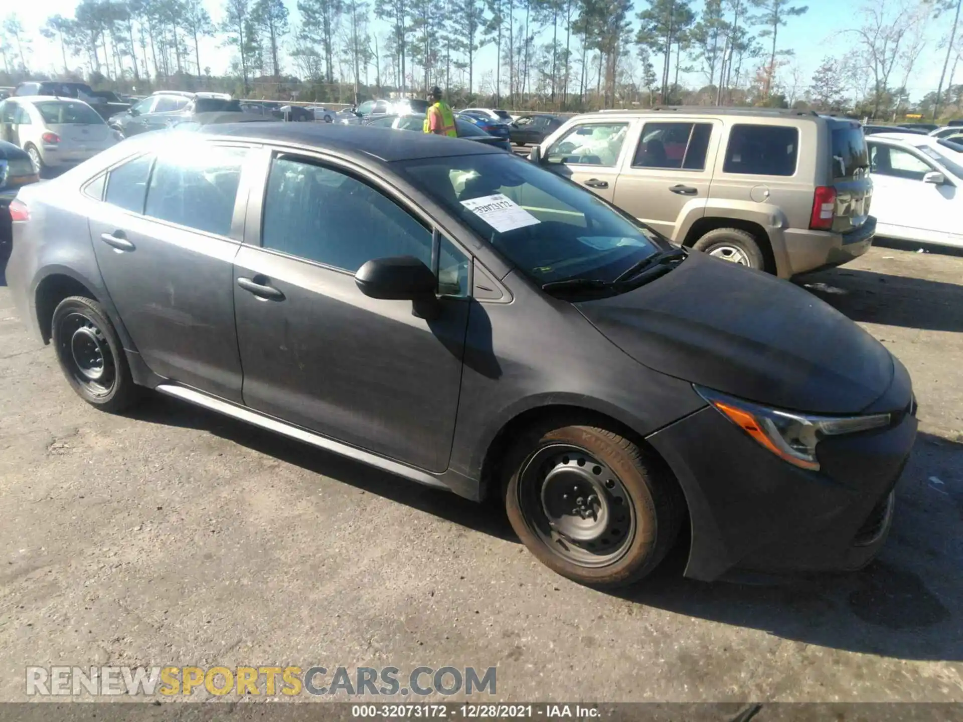1 Photograph of a damaged car 5YFEPMAE9MP189374 TOYOTA COROLLA 2021