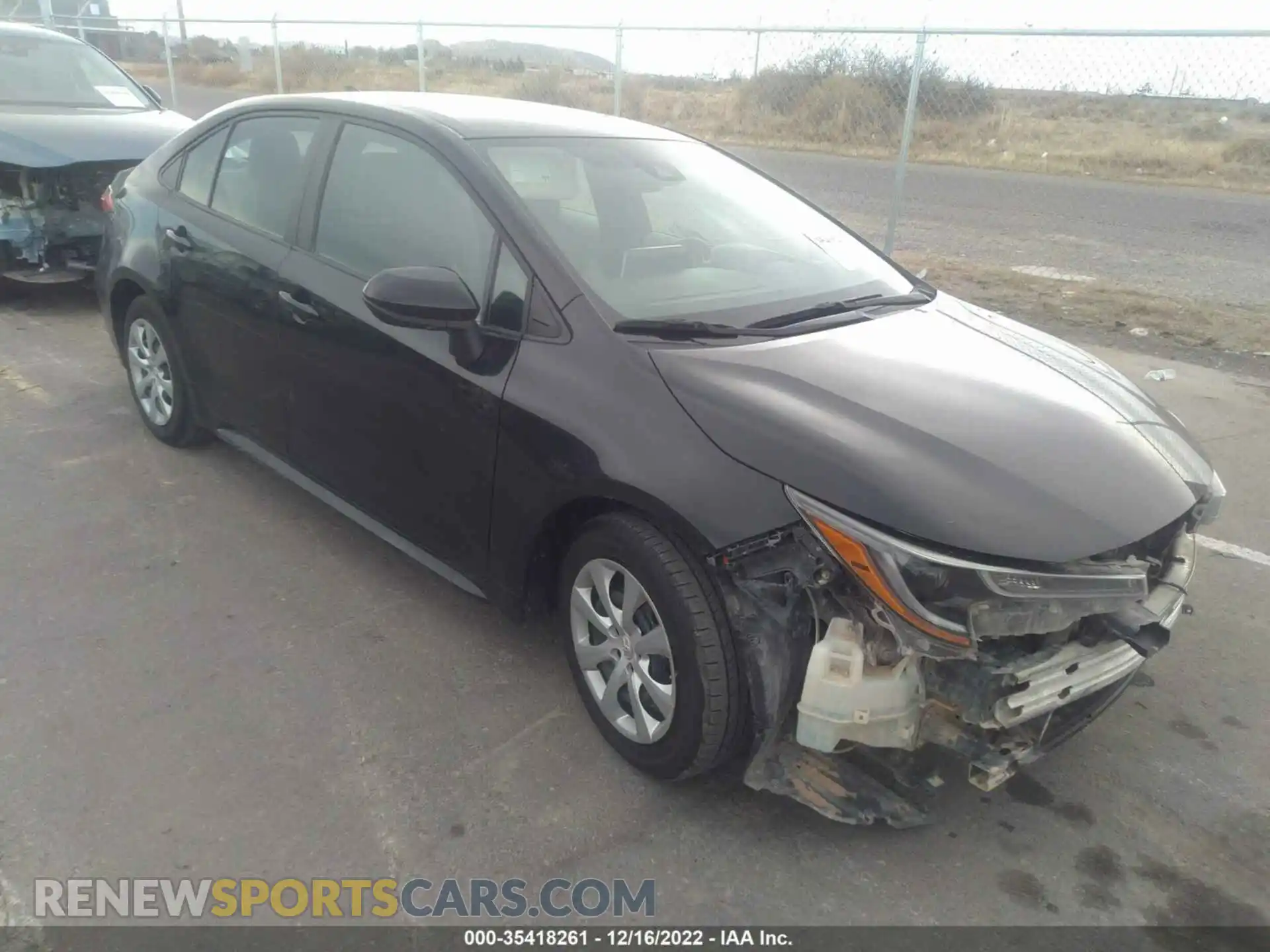 1 Photograph of a damaged car 5YFEPMAE9MP190394 TOYOTA COROLLA 2021