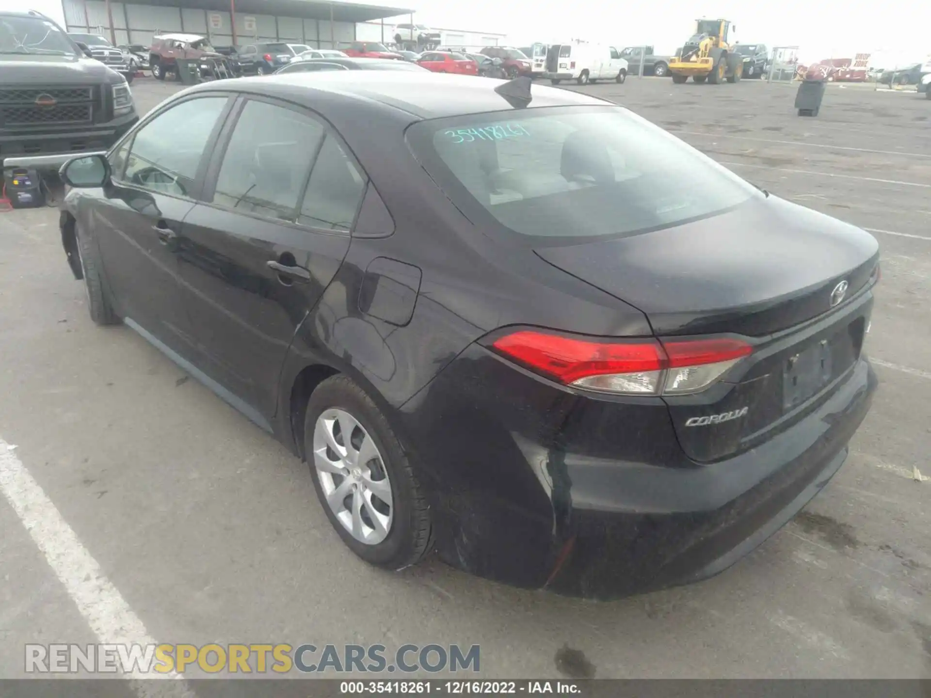 3 Photograph of a damaged car 5YFEPMAE9MP190394 TOYOTA COROLLA 2021