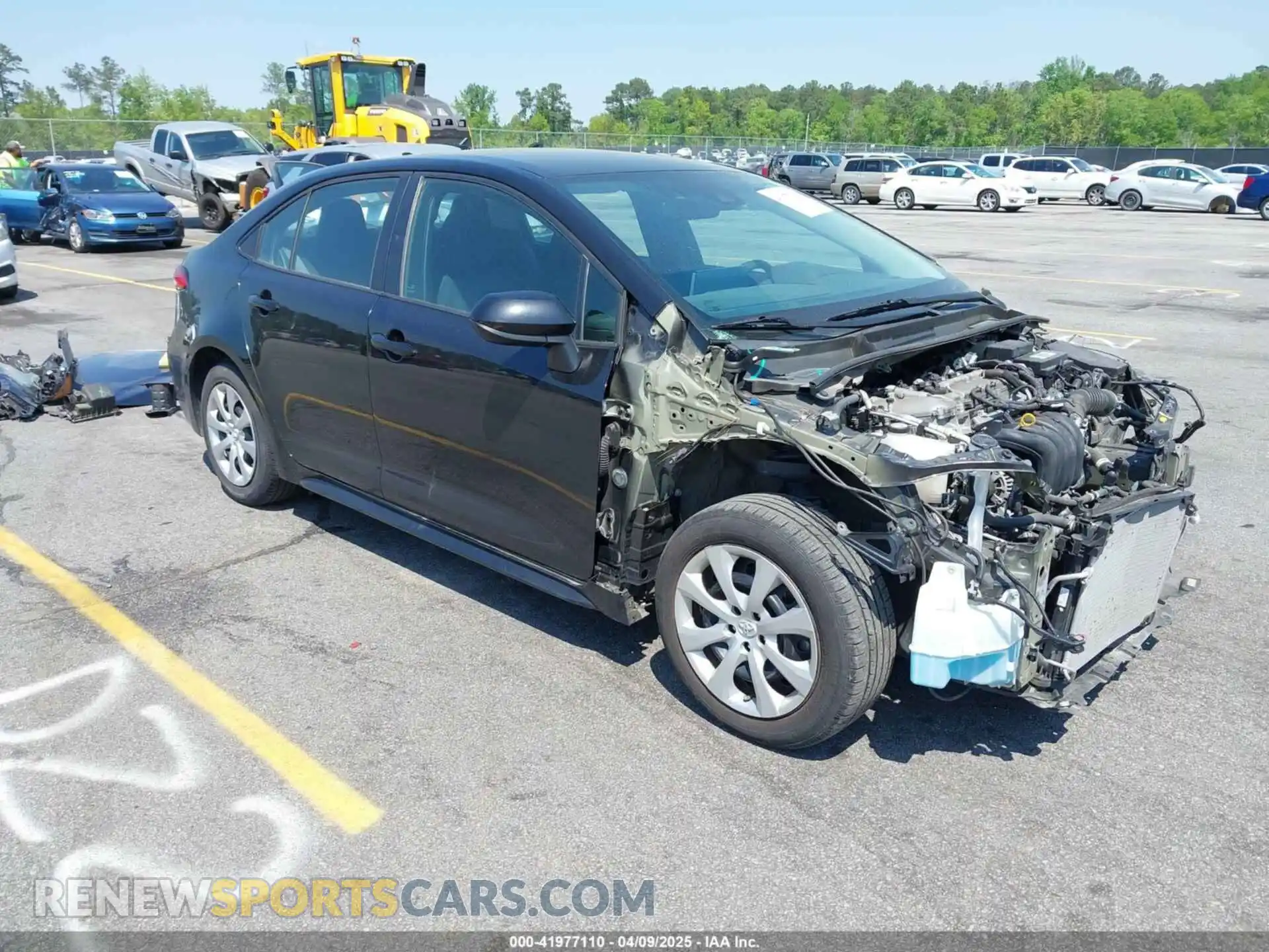 1 Photograph of a damaged car 5YFEPMAE9MP191612 TOYOTA COROLLA 2021