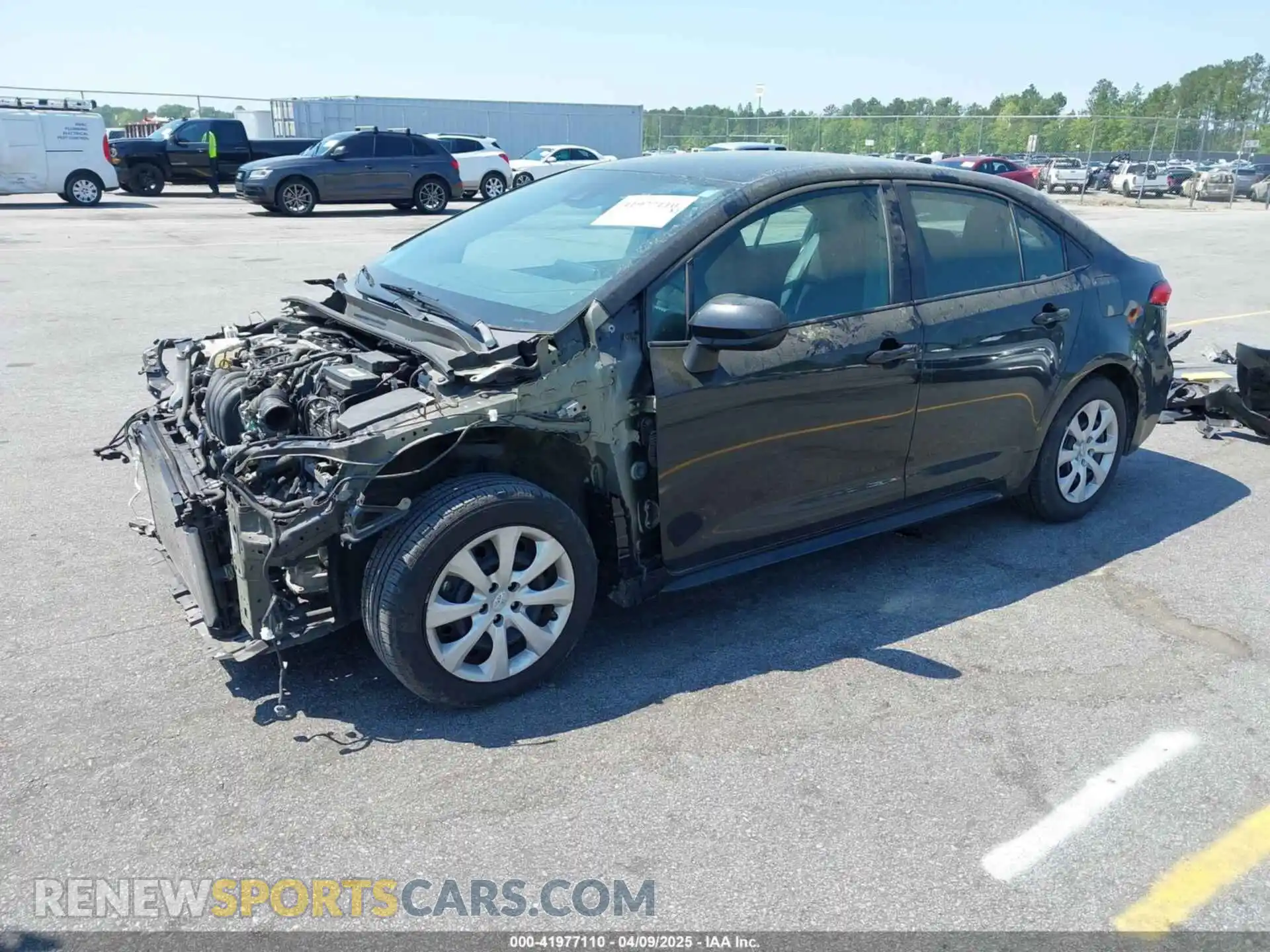 2 Photograph of a damaged car 5YFEPMAE9MP191612 TOYOTA COROLLA 2021