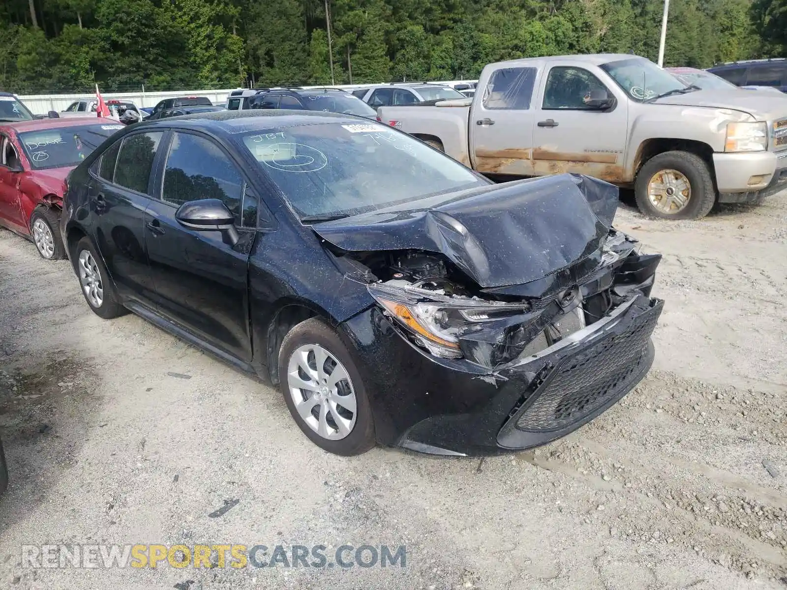 1 Photograph of a damaged car 5YFEPMAE9MP193909 TOYOTA COROLLA 2021