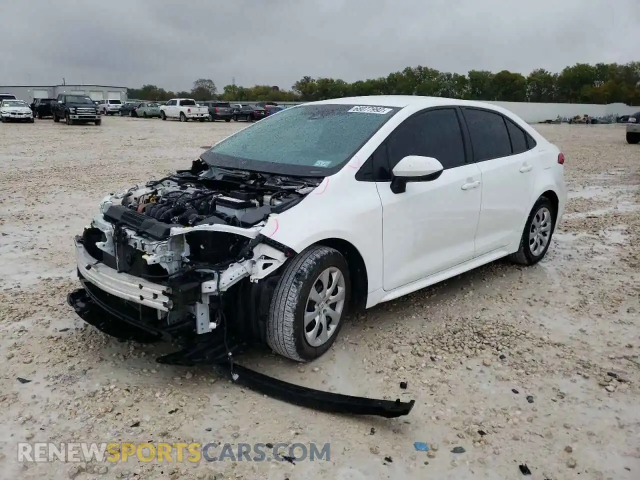 1 Photograph of a damaged car 5YFEPMAE9MP194378 TOYOTA COROLLA 2021