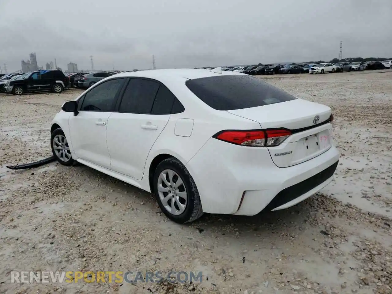 2 Photograph of a damaged car 5YFEPMAE9MP194378 TOYOTA COROLLA 2021