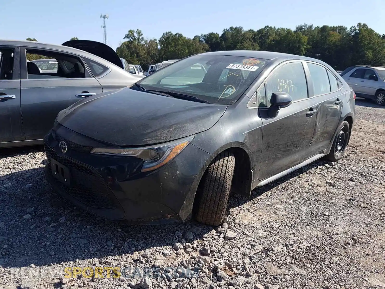 2 Photograph of a damaged car 5YFEPMAE9MP197099 TOYOTA COROLLA 2021