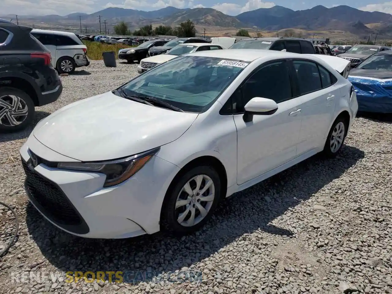 1 Photograph of a damaged car 5YFEPMAE9MP197264 TOYOTA COROLLA 2021