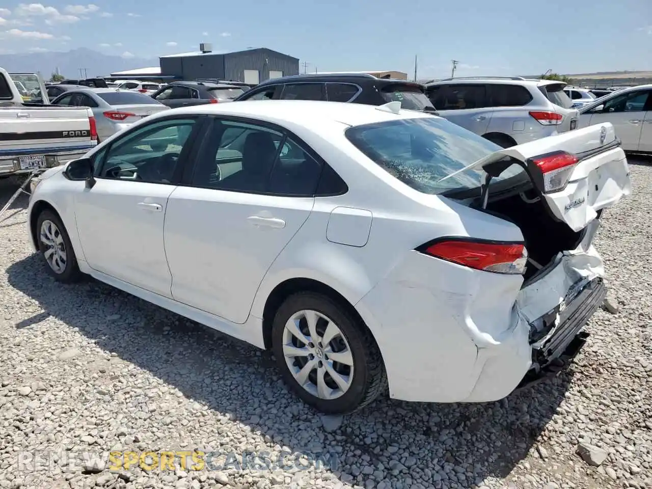 2 Photograph of a damaged car 5YFEPMAE9MP197264 TOYOTA COROLLA 2021