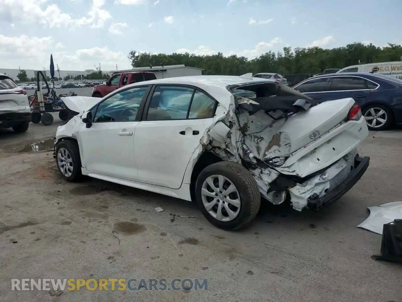 2 Photograph of a damaged car 5YFEPMAE9MP198589 TOYOTA COROLLA 2021